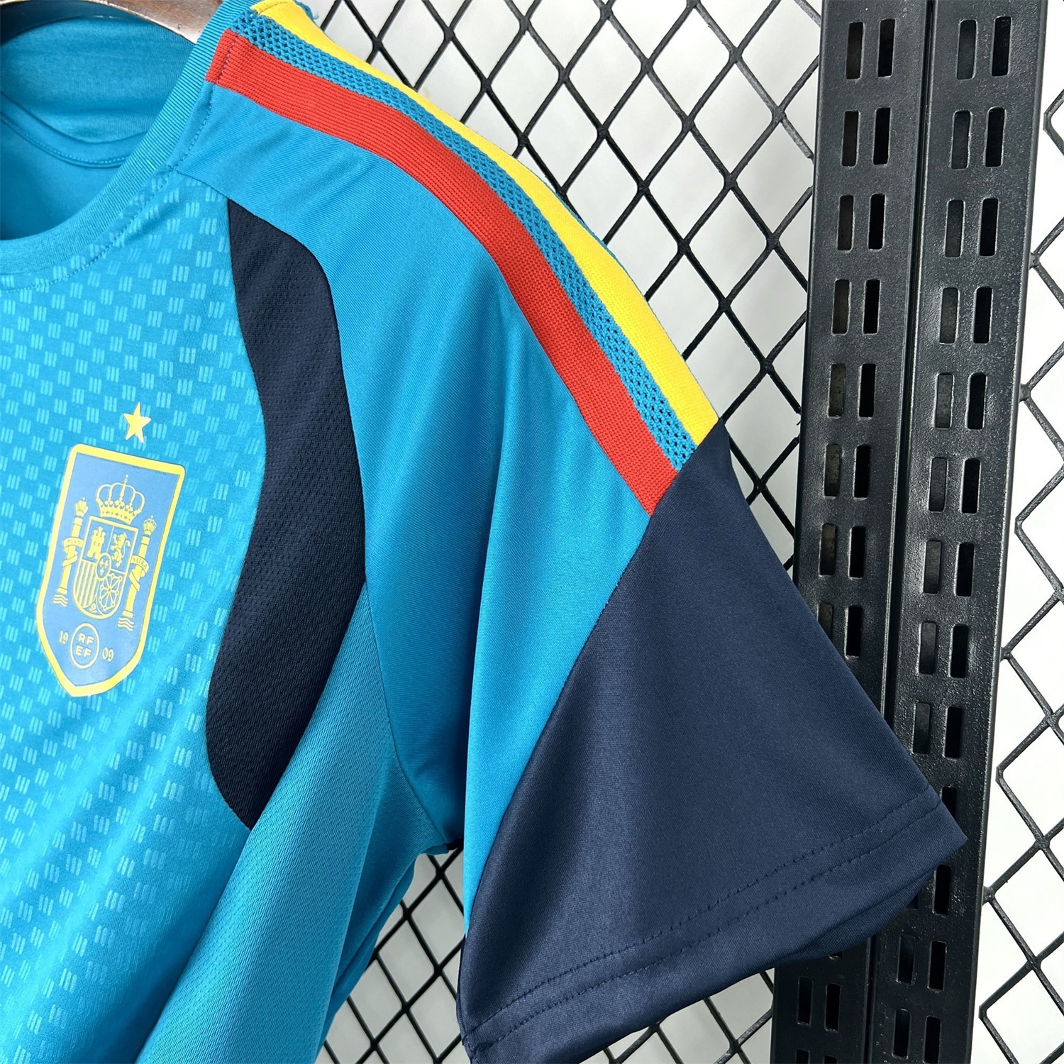 Spain 2026 Lake Blue Pre-Match Training Jersey - Fans Version - Unitedfutballjersey