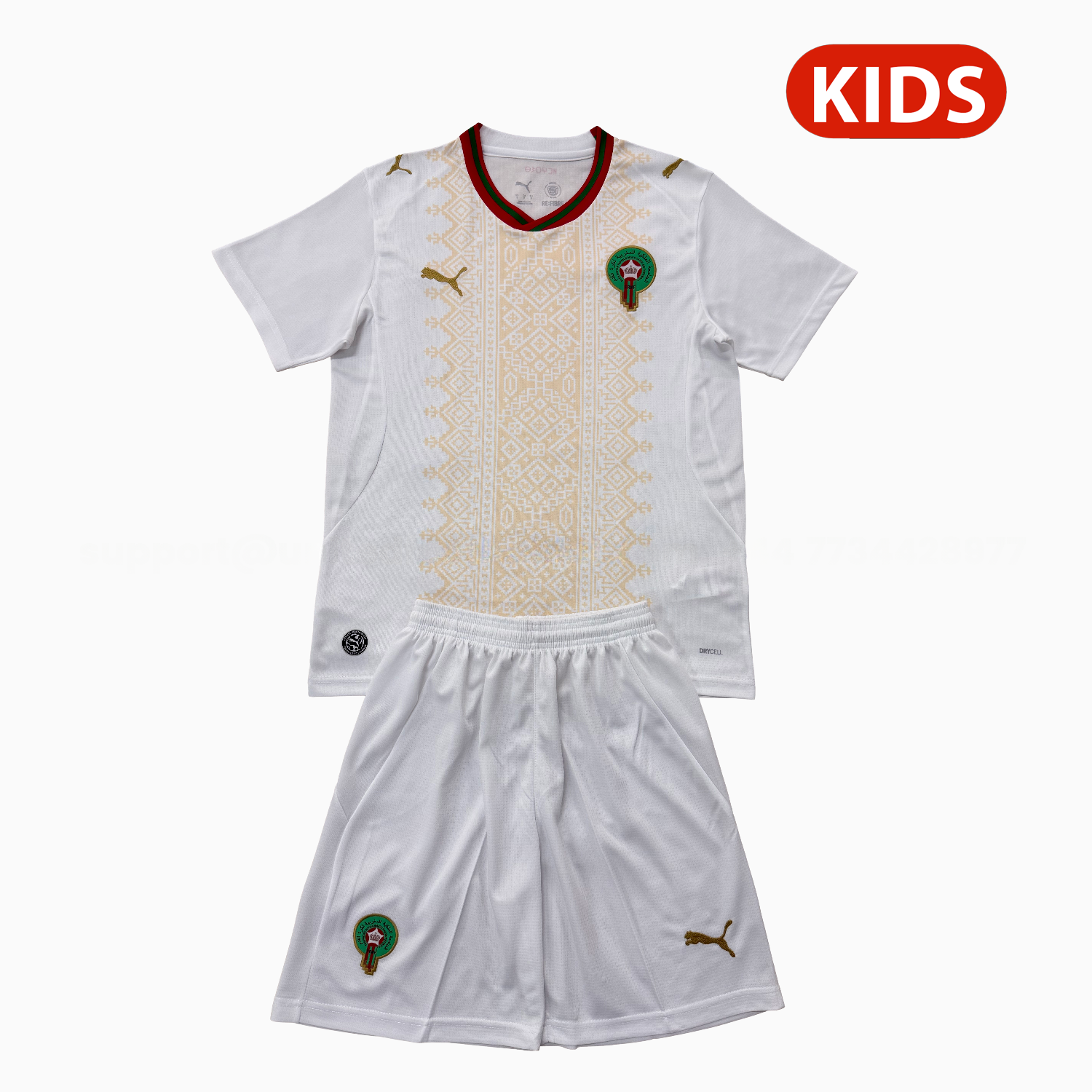 Morocco 2026 Away Kids Kit - Unitedfutballjersey