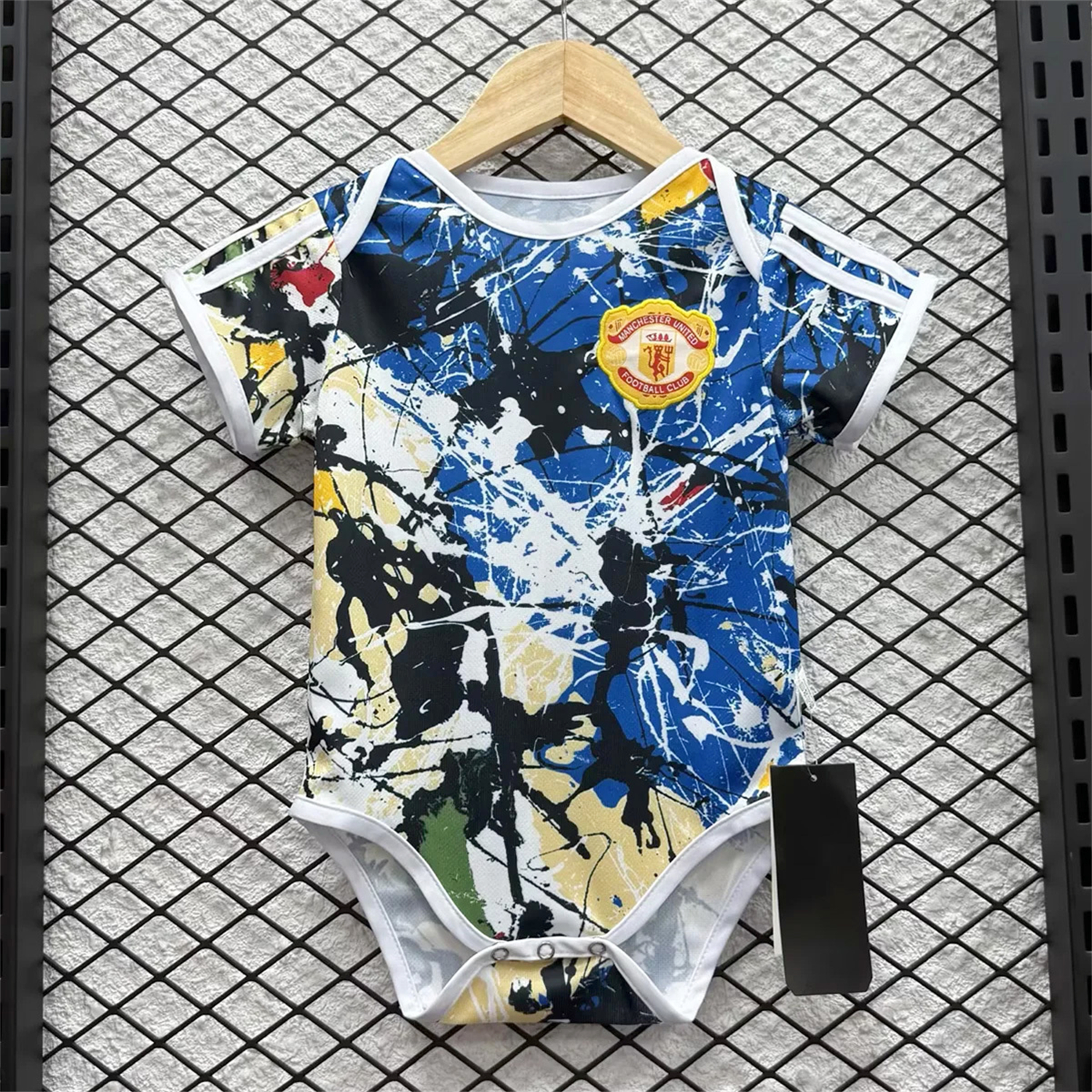 Arsenal 25-26 Stone Roses Special Baby Crawling Suit - Unitedfutballjersey