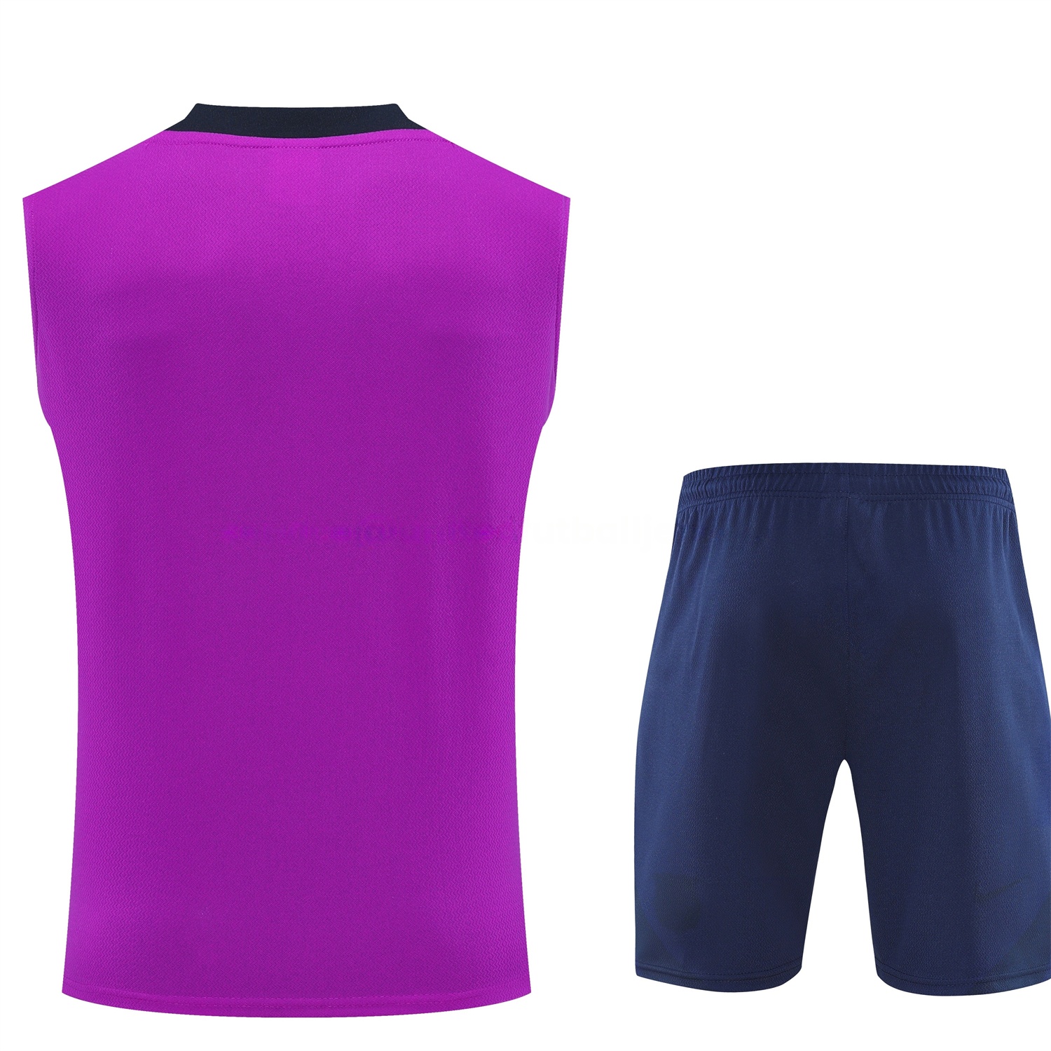 Barcelona 25-26 Vest Training Set - Purple Vest and Dark Blue Shorts - Unitedfutballjersey