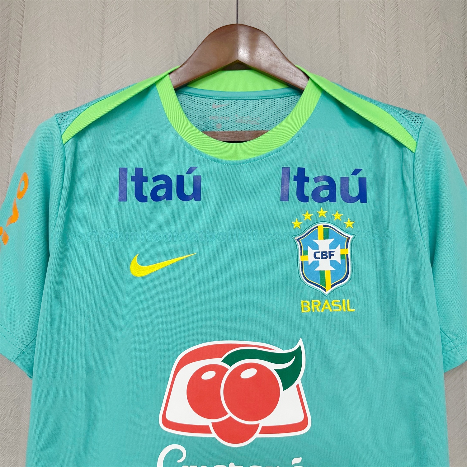 Brazil 2026 Tiffany Blue Training Jersey - Fans Version - Unitedfutballjersey
