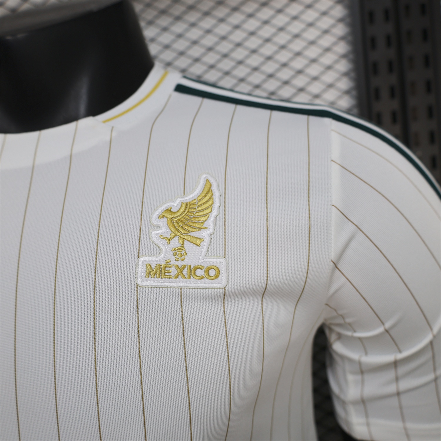 Mexico 2026 Terrace Icon Retro Casual Style White Jersey - Player Version - Unitedfutballjersey