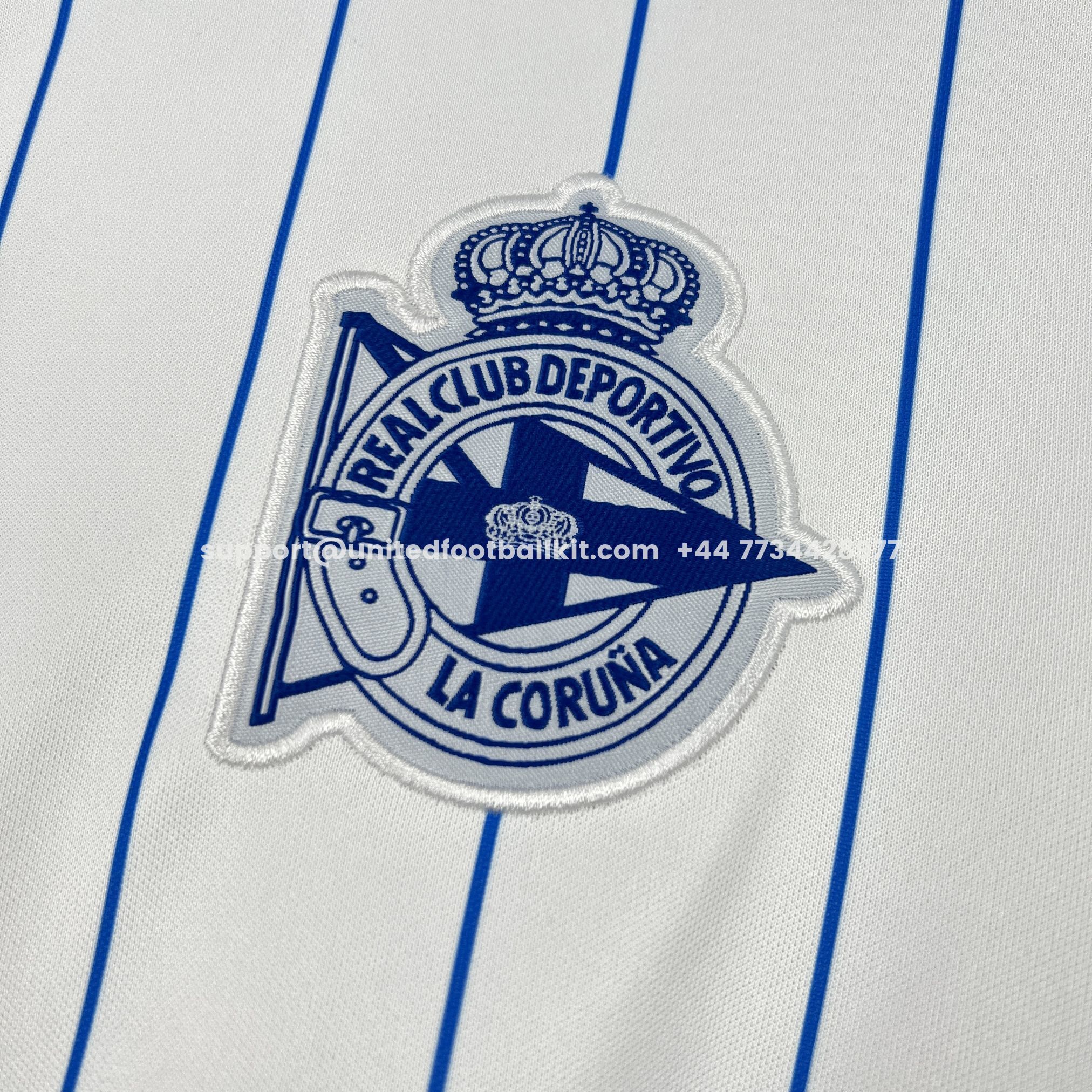 Deportivo de La Coruña 25-26 Retro Style White Polo Jersey - Fans Version - Unitedfutballjersey
