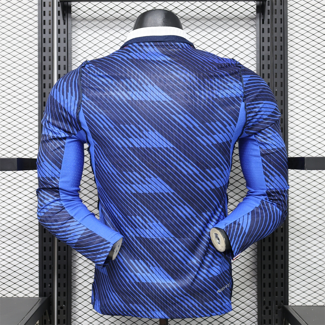 France 2026 Home Long Sleeves Jersey - Player Version - Unitedfutballjersey