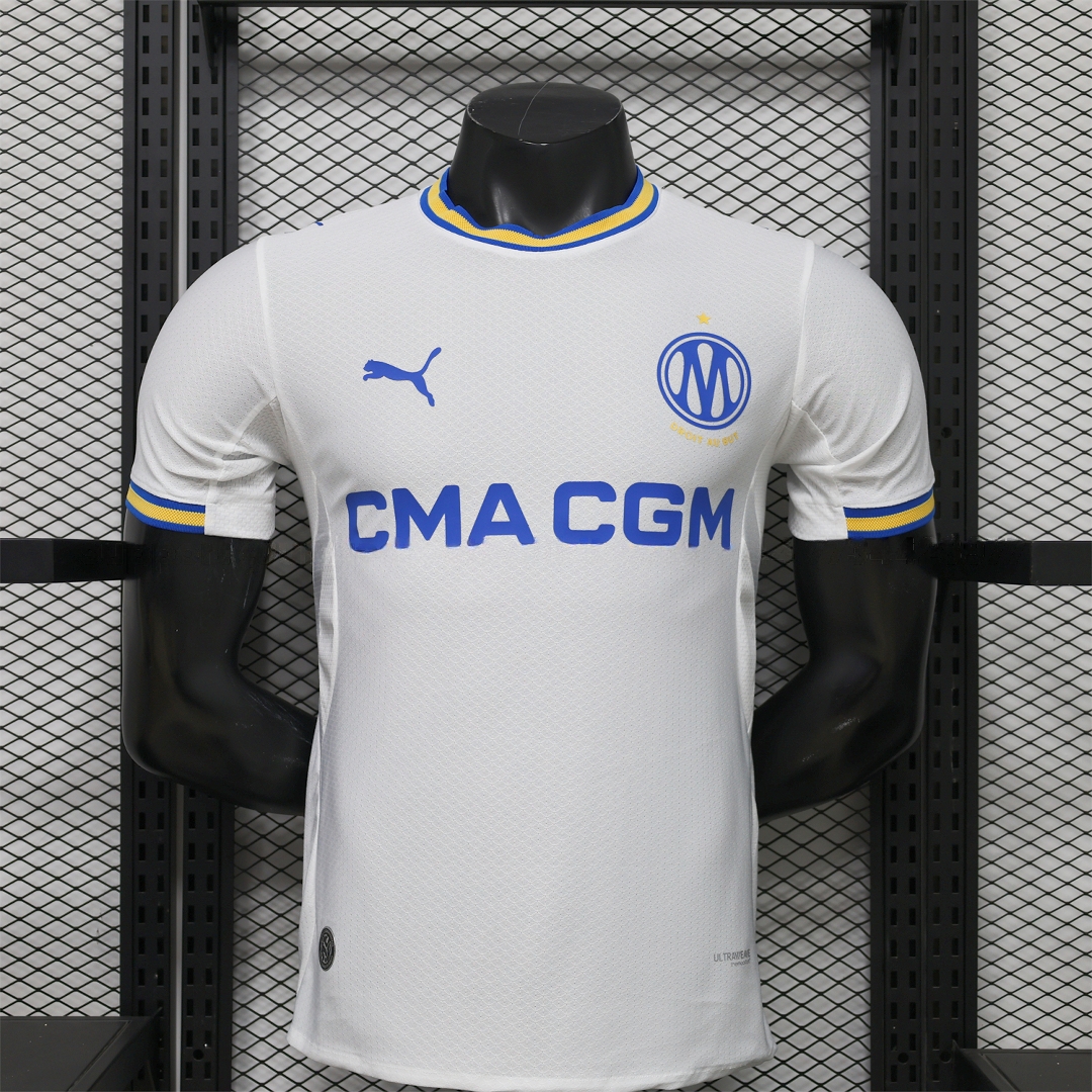 Marseille 26-27 Home Jersey -Player Version - Unitedfutballjersey