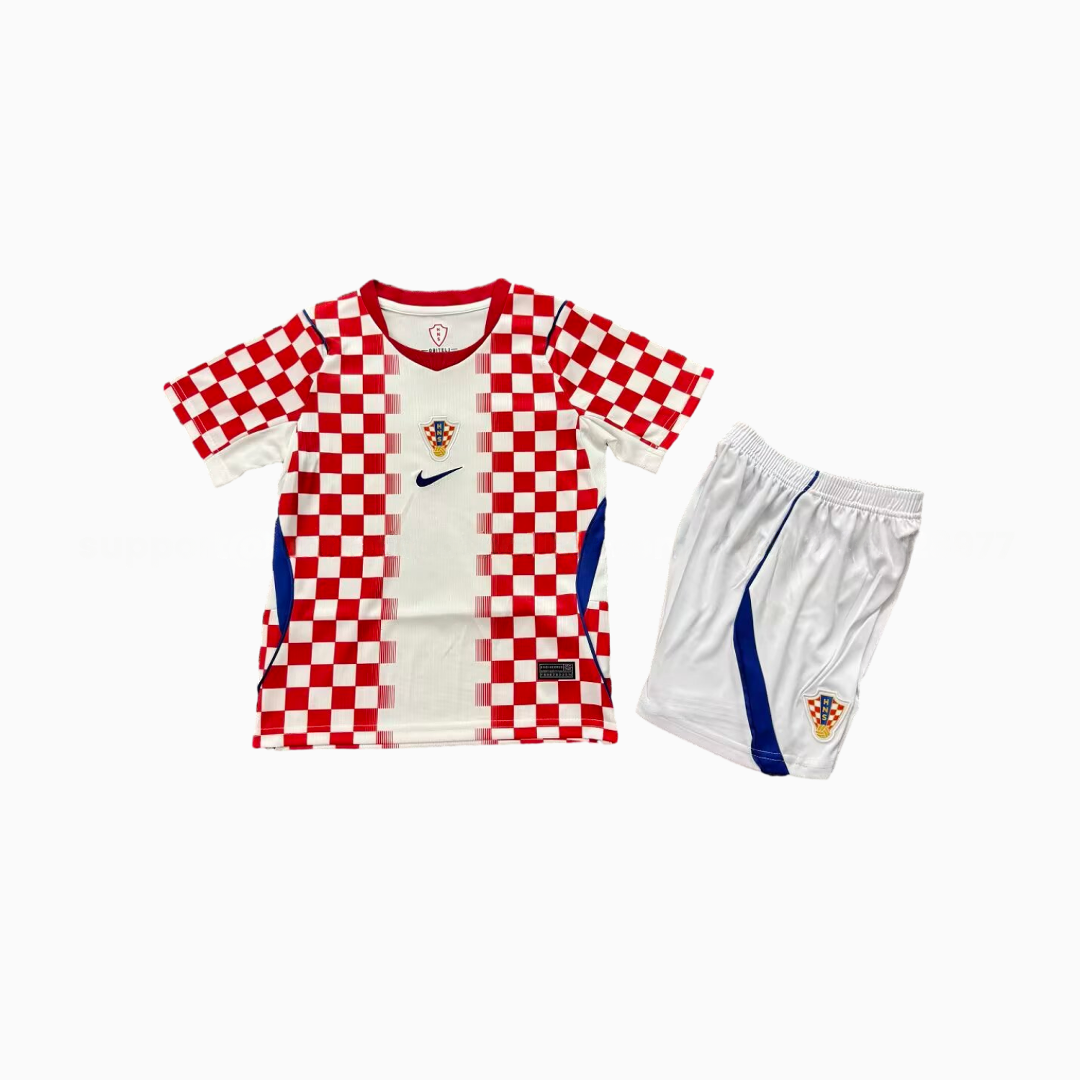 Croatia 2026 Home Kids Kit - Unitedfutballjersey
