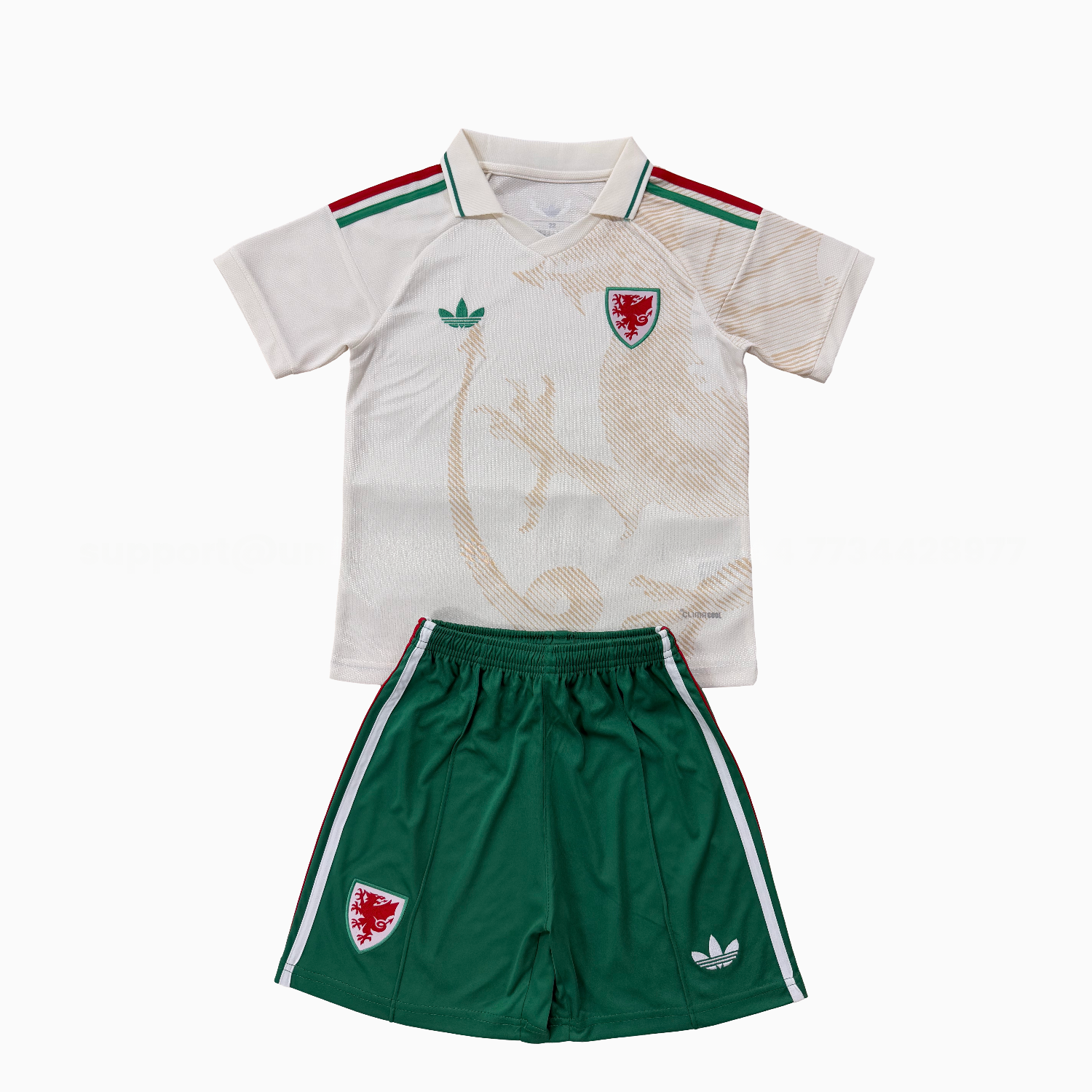 Wales 2026 Away Men's Adult Jersey Set - Fans Version - Unitedfutballjersey