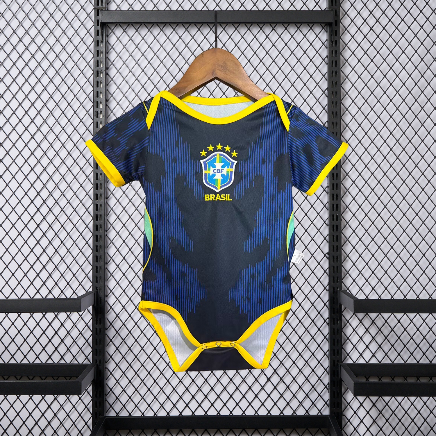 Brazil 2026 Away Baby Crawling Suit - Unitedfutballjersey