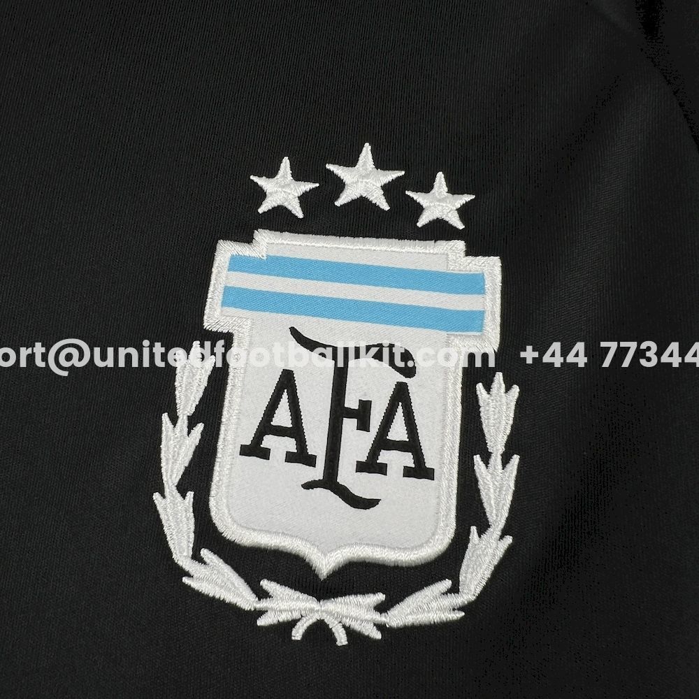 Argentina 2026 Goalkeeper Black Jersey - Fans Version - Unitedfutballjersey