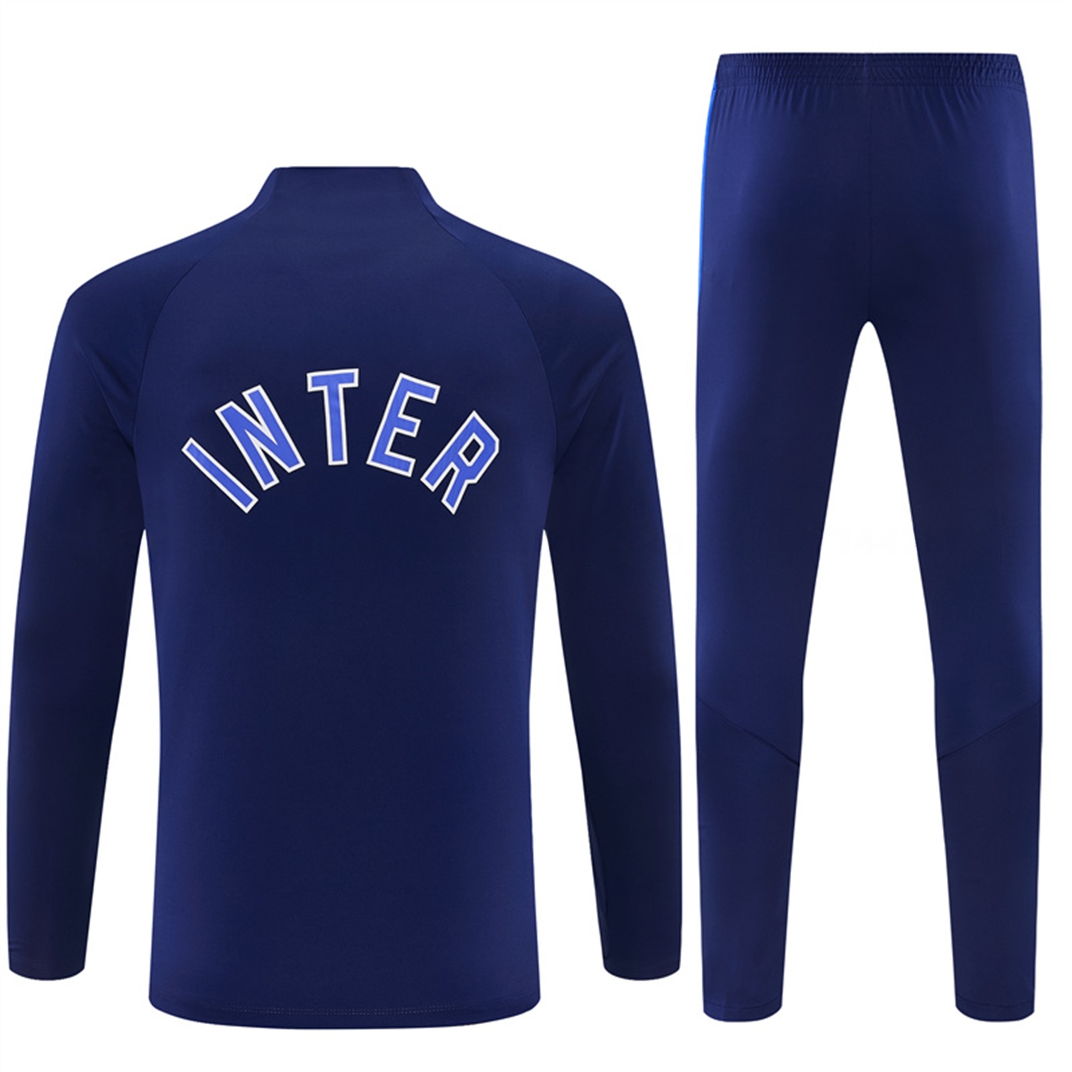 Inter Milan 26-27 Kids Long Sleeve Training Set - Royal Blue Top & Royal Blue Pants - Unitedfutballjersey