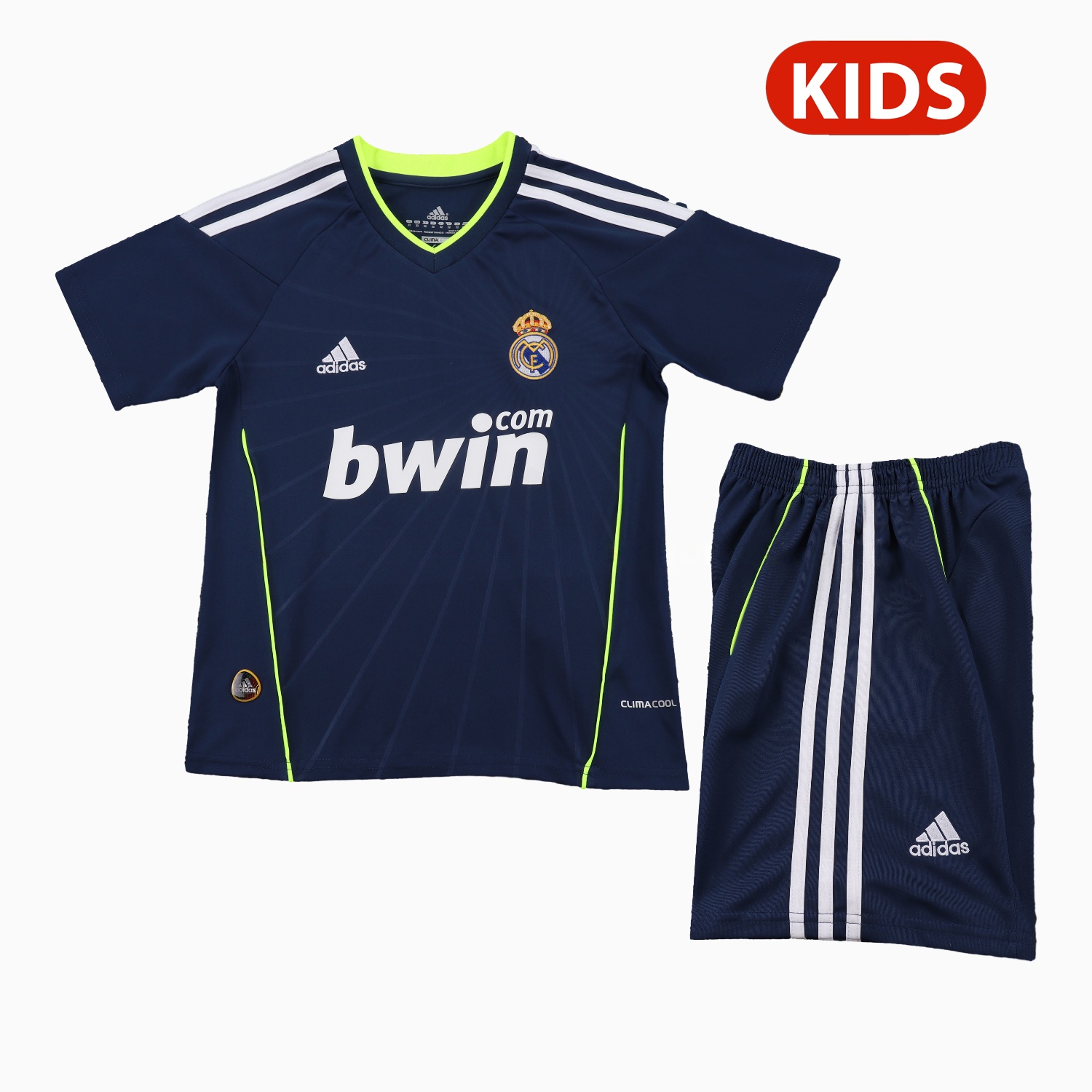 Retro Real Madrid 2010-11 Away Kids Kit - Unitedfutballjersey