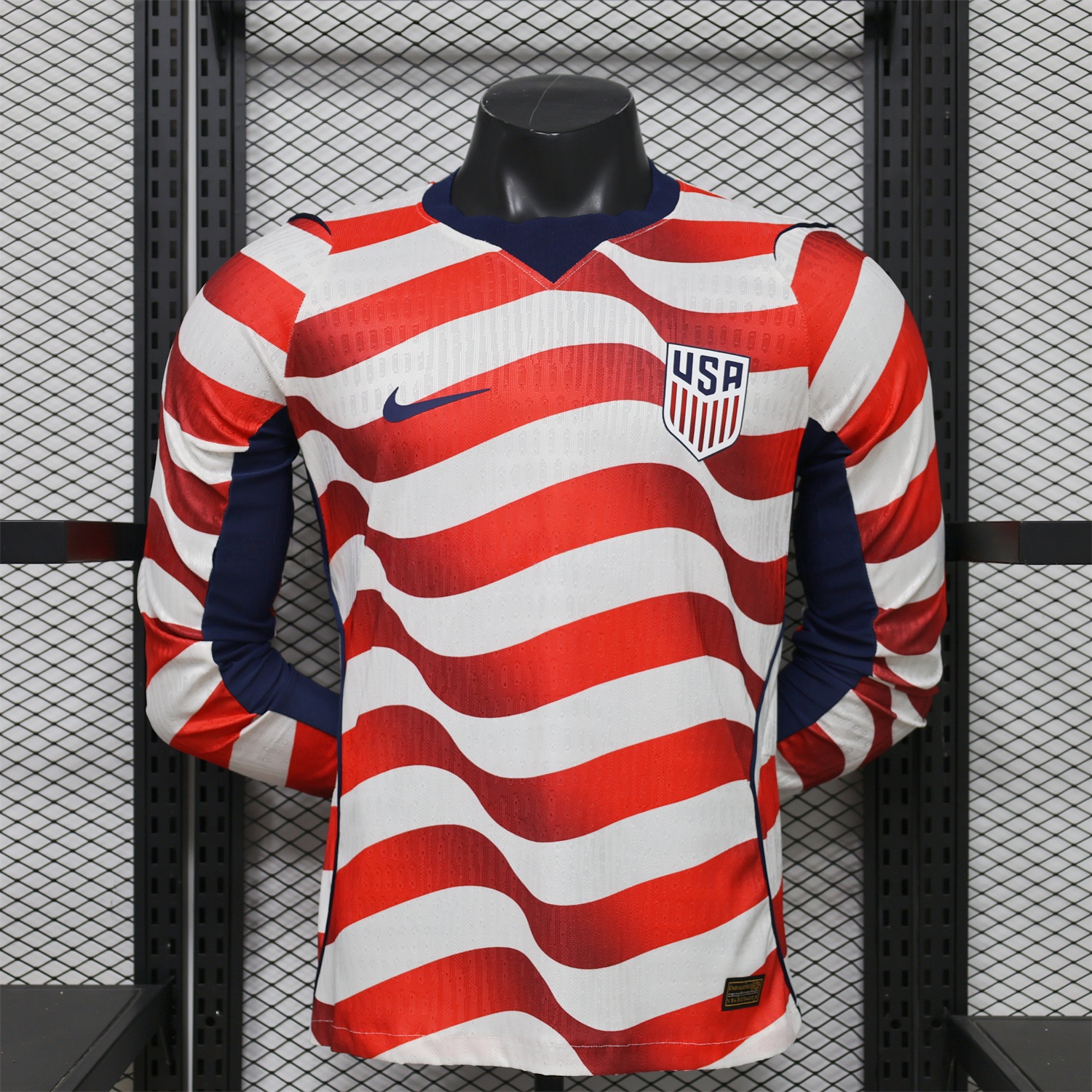【Back Blank】United States USA 2026 Home Long Sleeves Jersey - Player Version - Unitedfutballjersey