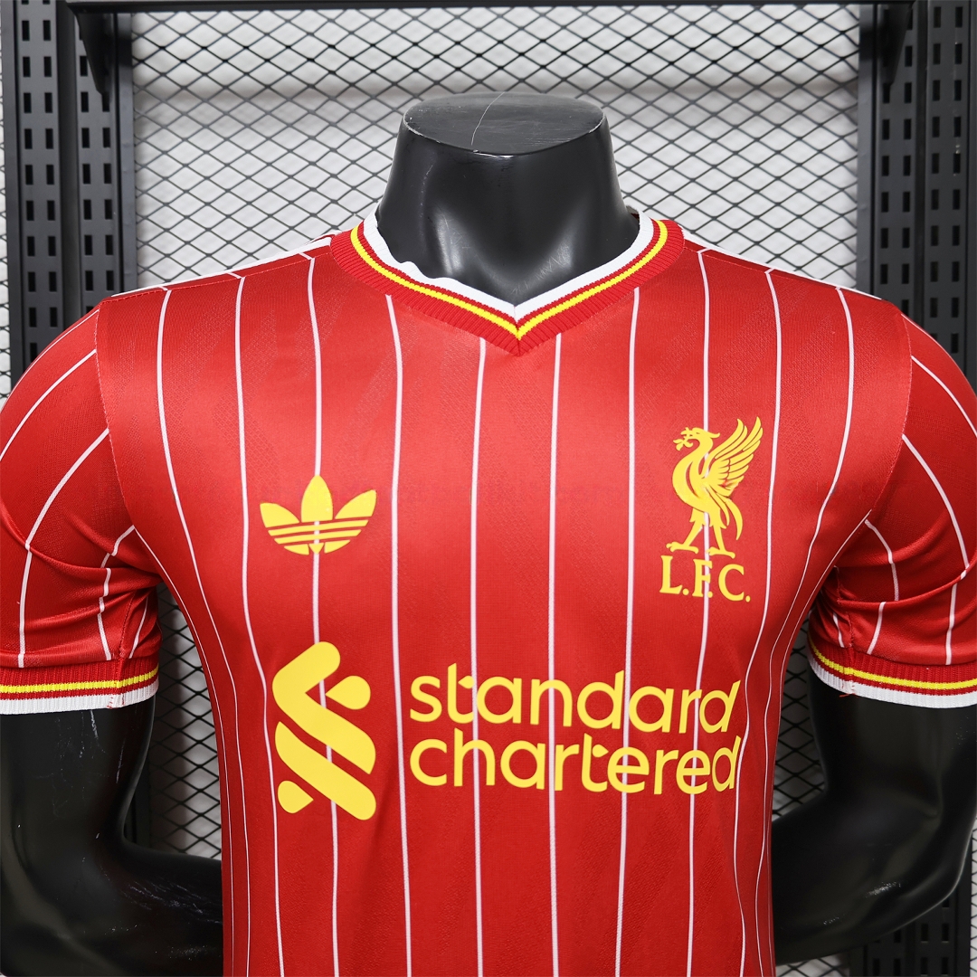 Liver.pool 26-27 Terrace Icon Retro Casual Style Red Jersey - Player Version - Unitedfutballjersey