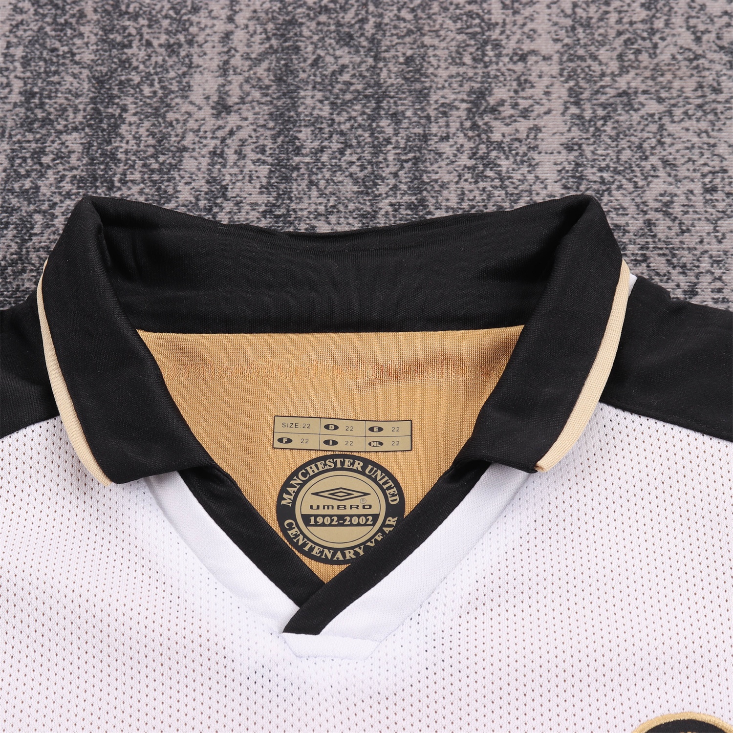 Retro Manchester United 2001-02 100th Centery Kids Kit - White - Unitedfutballjersey