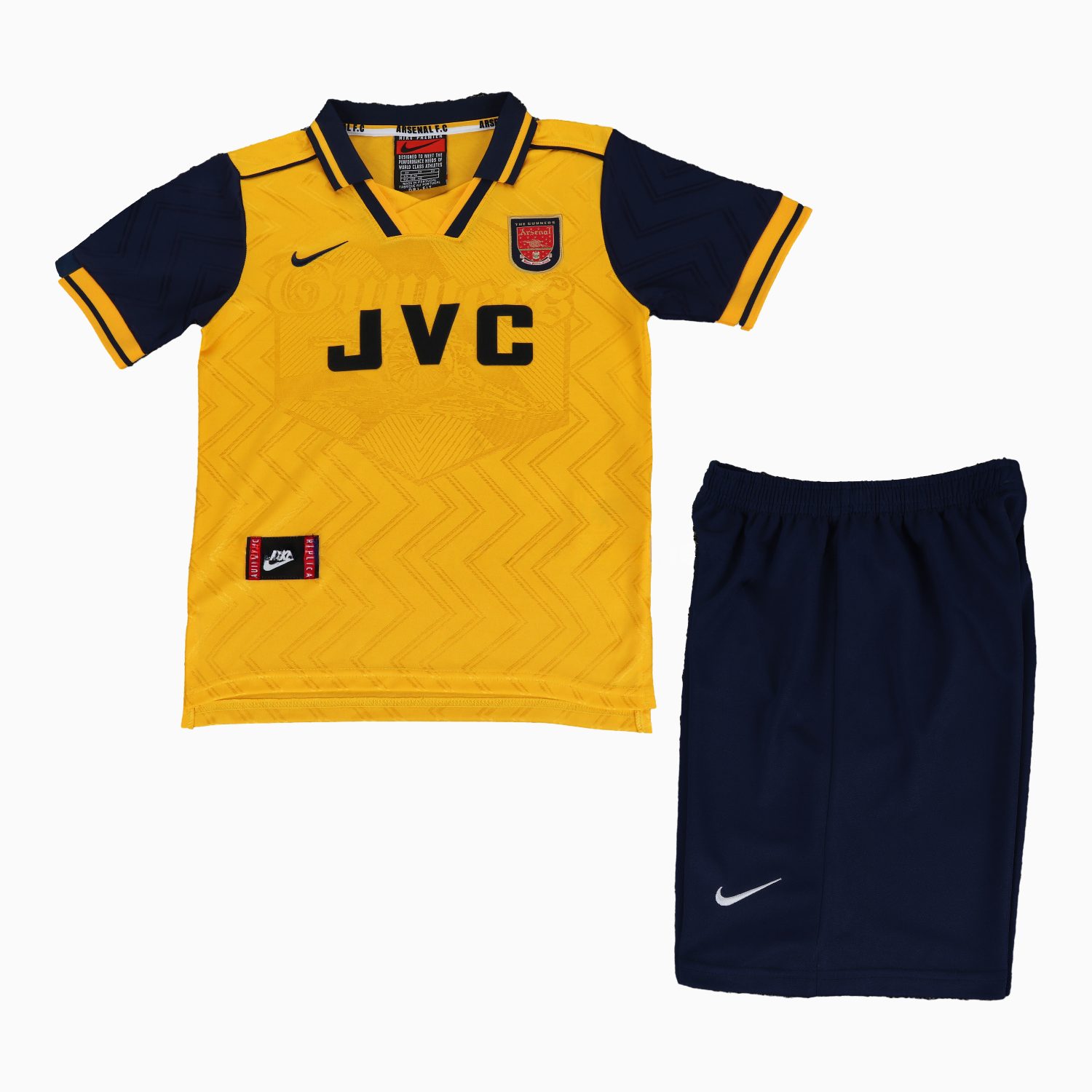 Retro Arsenal 1996-97 Away Kids Kit - Unitedfutballjersey