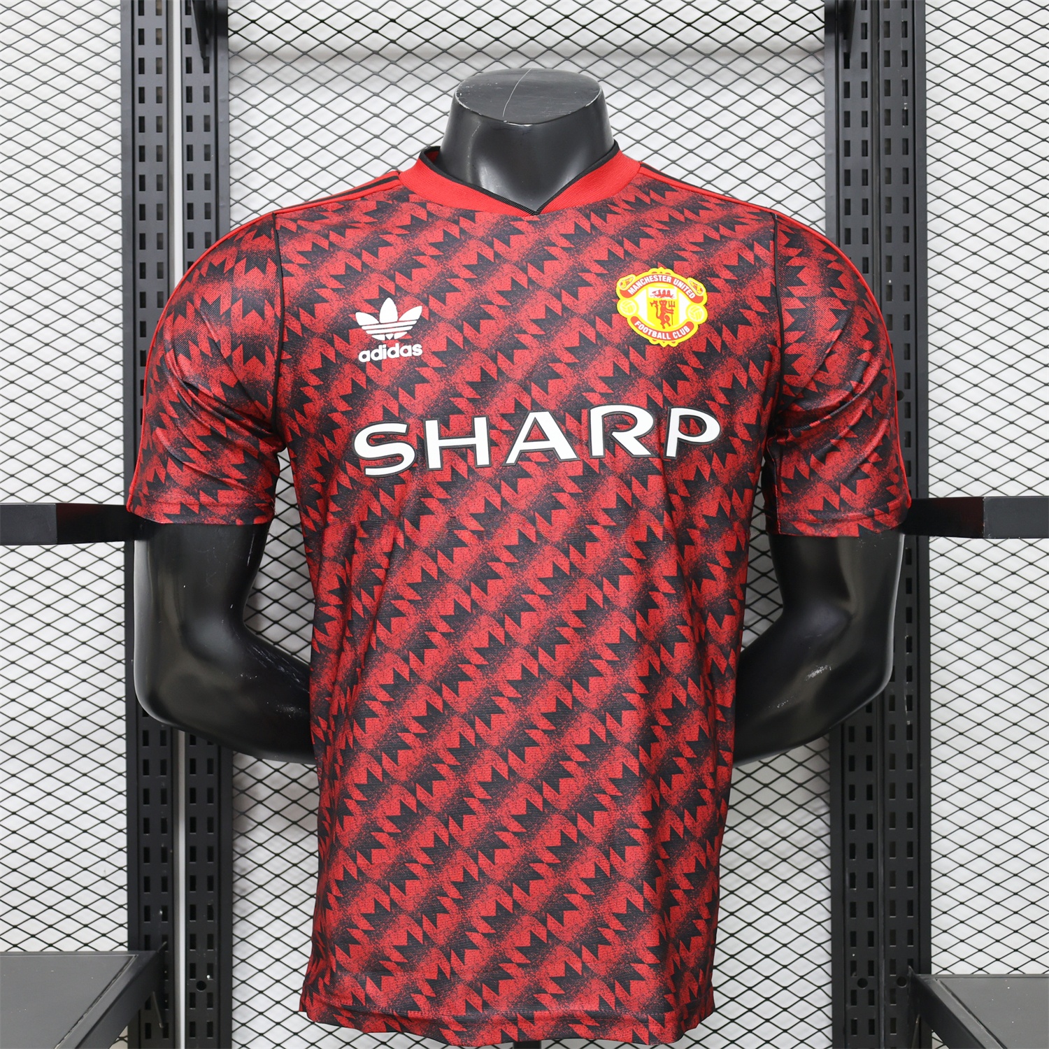 Manchester United 26-27 Terrace Icon Retro Casual Style Red Jersey - Player Version - Unitedfutballjersey