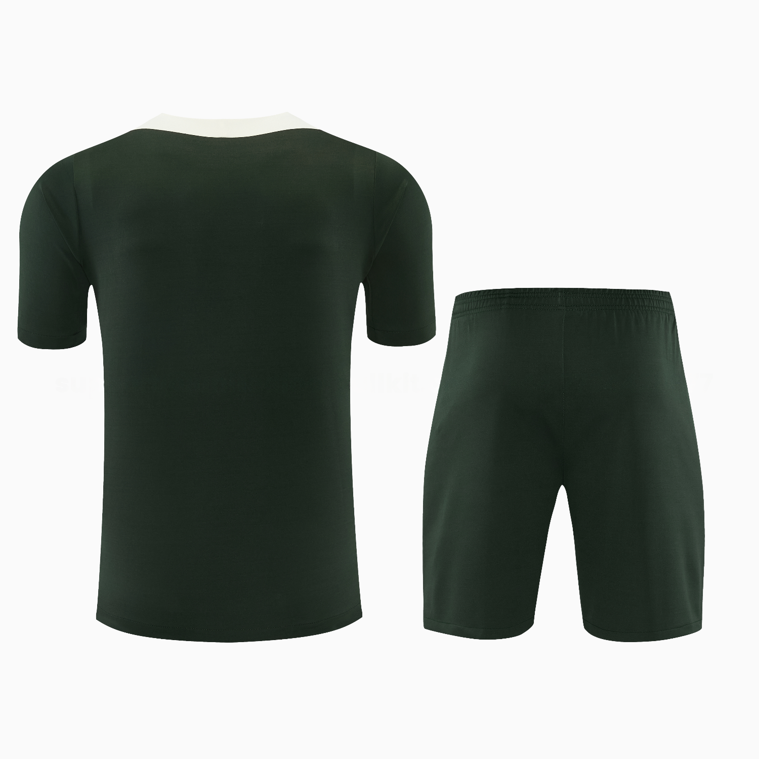 C.H.E.L.S.E.A 25-26 Short-Sleeve Training Set - Dark Green With White Accents Top & Pants - Unitedfutballjersey