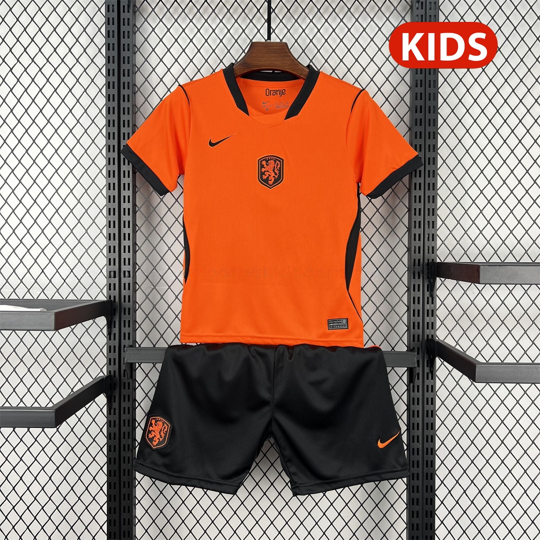 Netherlands 2026 Home Kids Kit - Unitedfutballjersey
