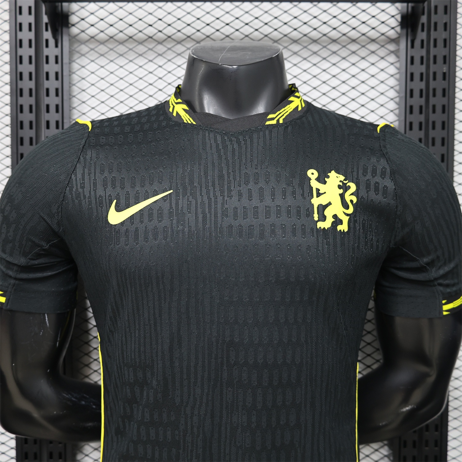 C.H.E.L.S.E.A 25-26 Black With Gold Special Jersey - Player Version - Unitedfutballjersey