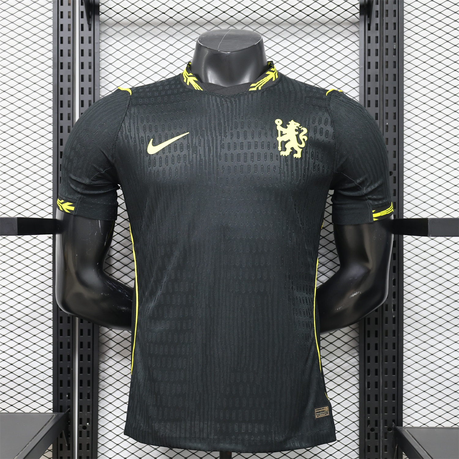 C.H.E.L.S.E.A 25-26 Black With Gold Special Jersey - Player Version - Unitedfutballjersey