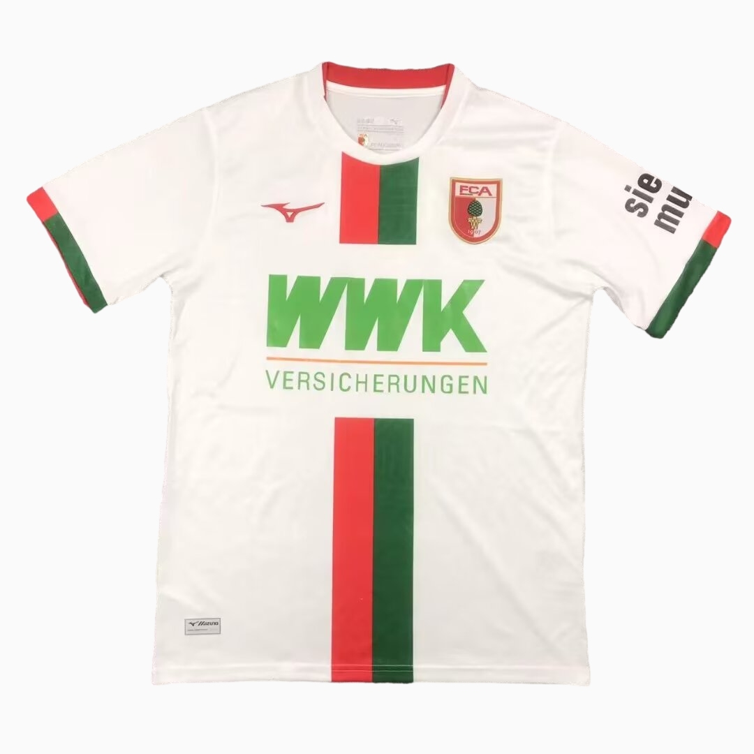 Augsburg 23-24 Home Stadium Jersey - Fans Version - Unitedfutballjersey