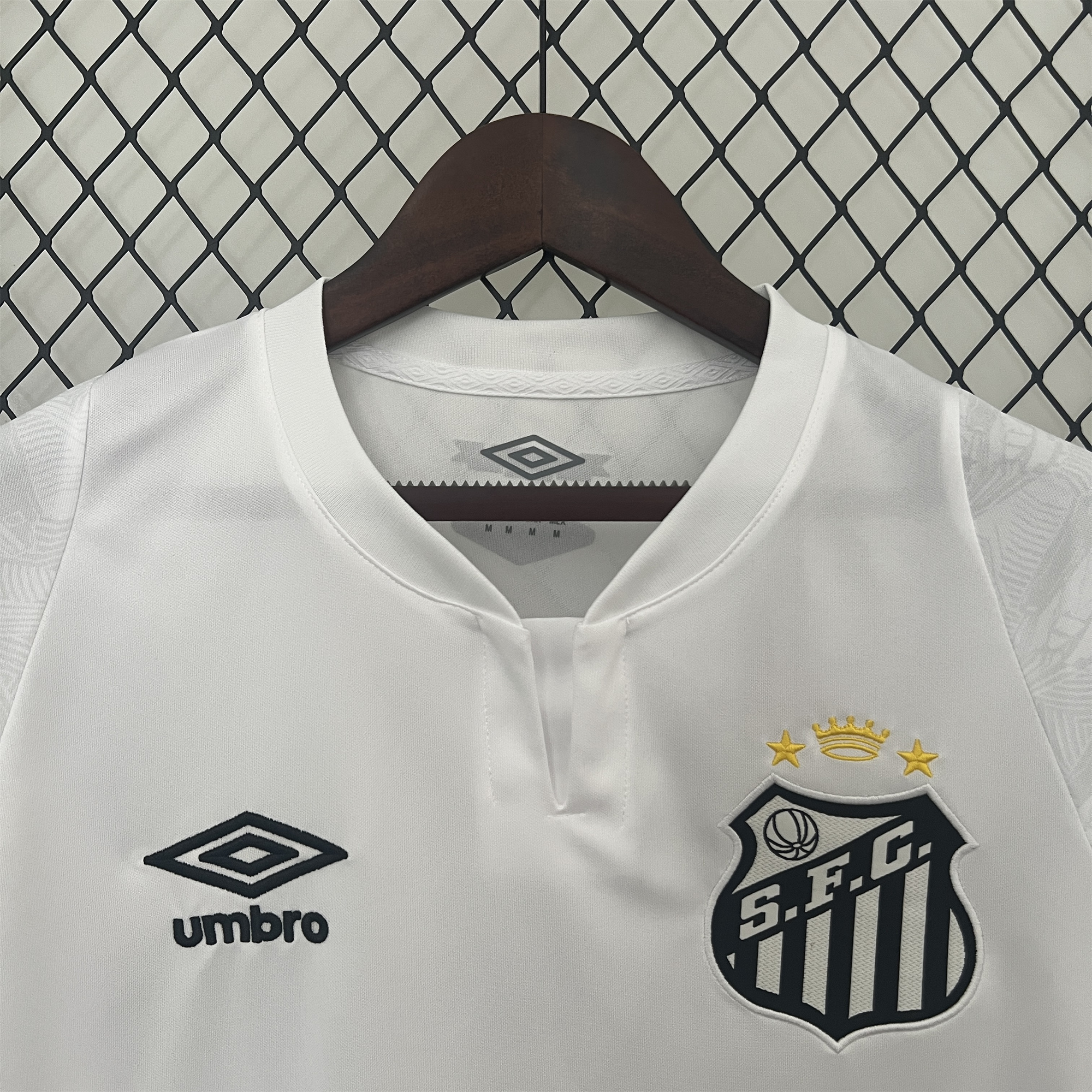 Santos 24-25 Home Jersey with Sponsors - Fans Version - Unitedfutballjersey
