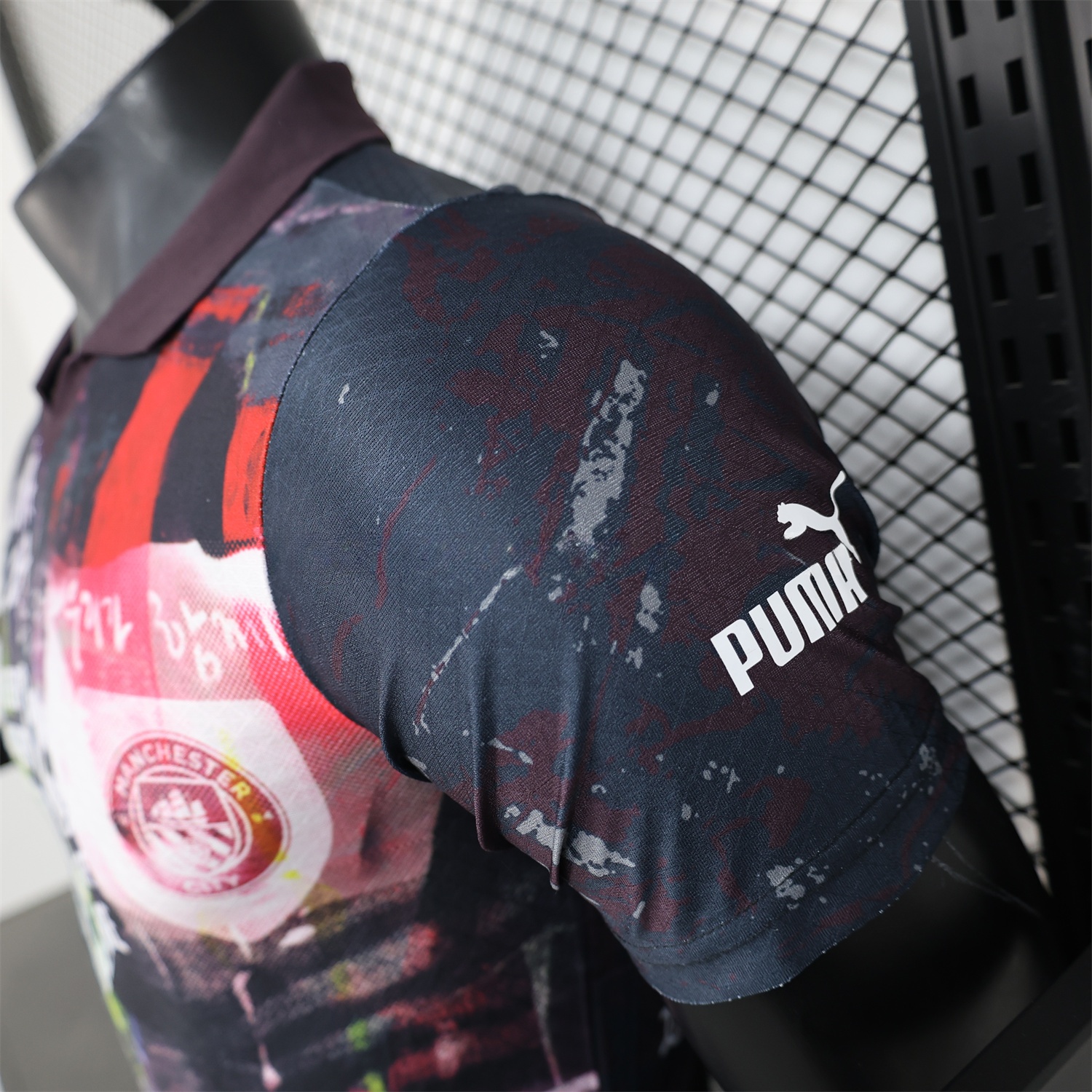 Manchester City 24-25 Black Graffiti Special Edition Jersey - Player Version - Unitedfutballjersey