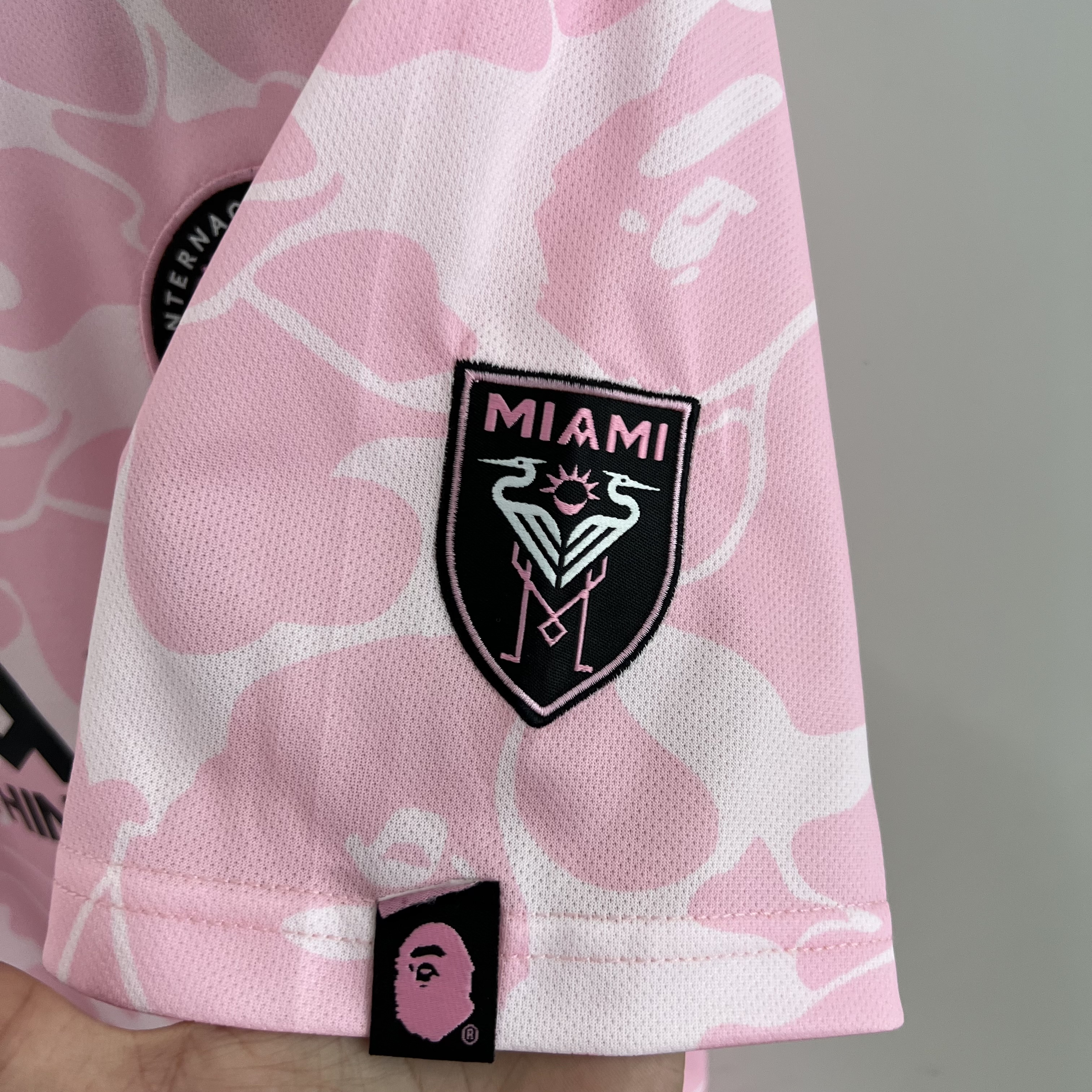 INT M.A.M x A.P.E 23-24 Pink Special Edition Jersey - Fans Version - Unitedfutballjersey