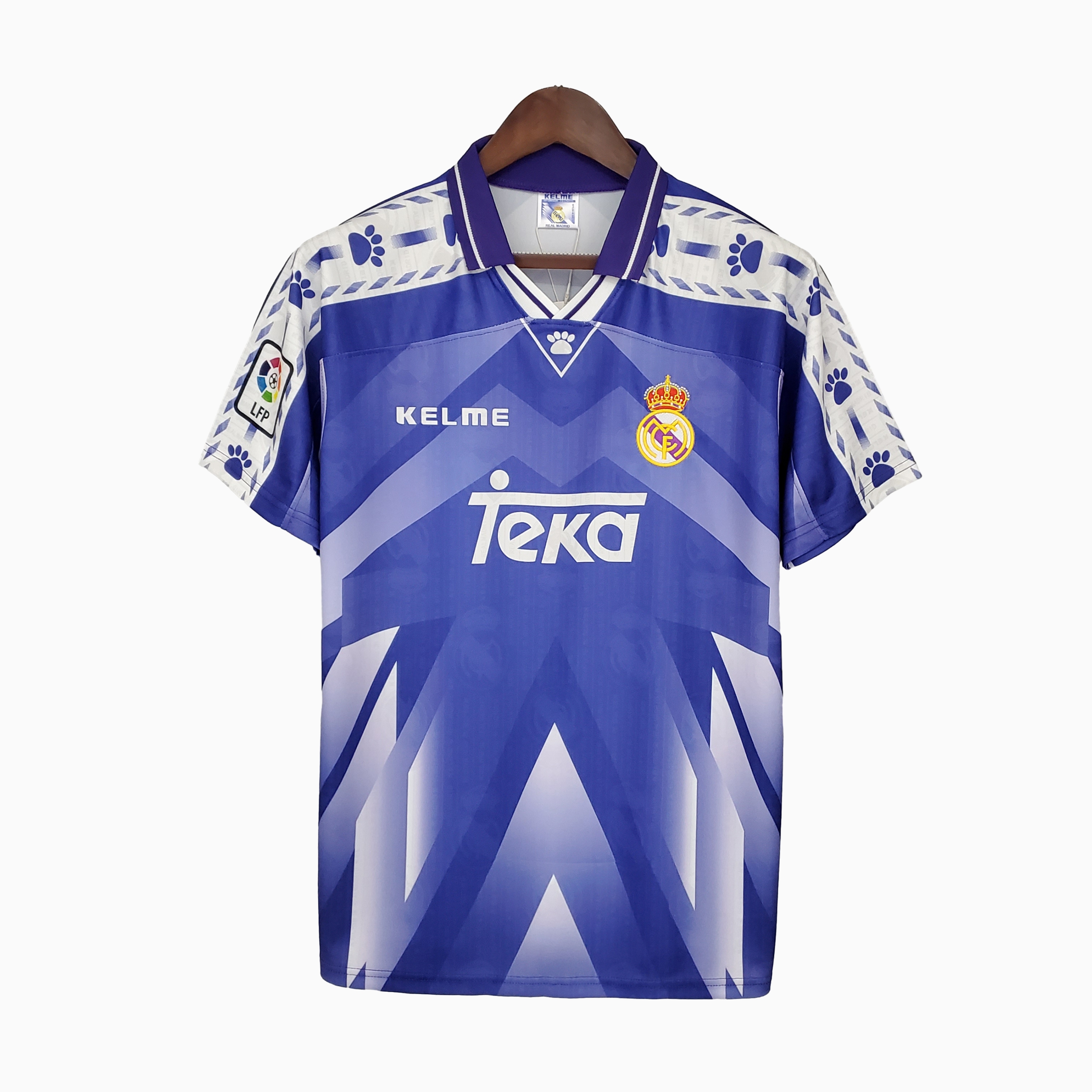 Retro Real Madrid 1996-97 Away Stadium Jersey - Unitedfutballjersey