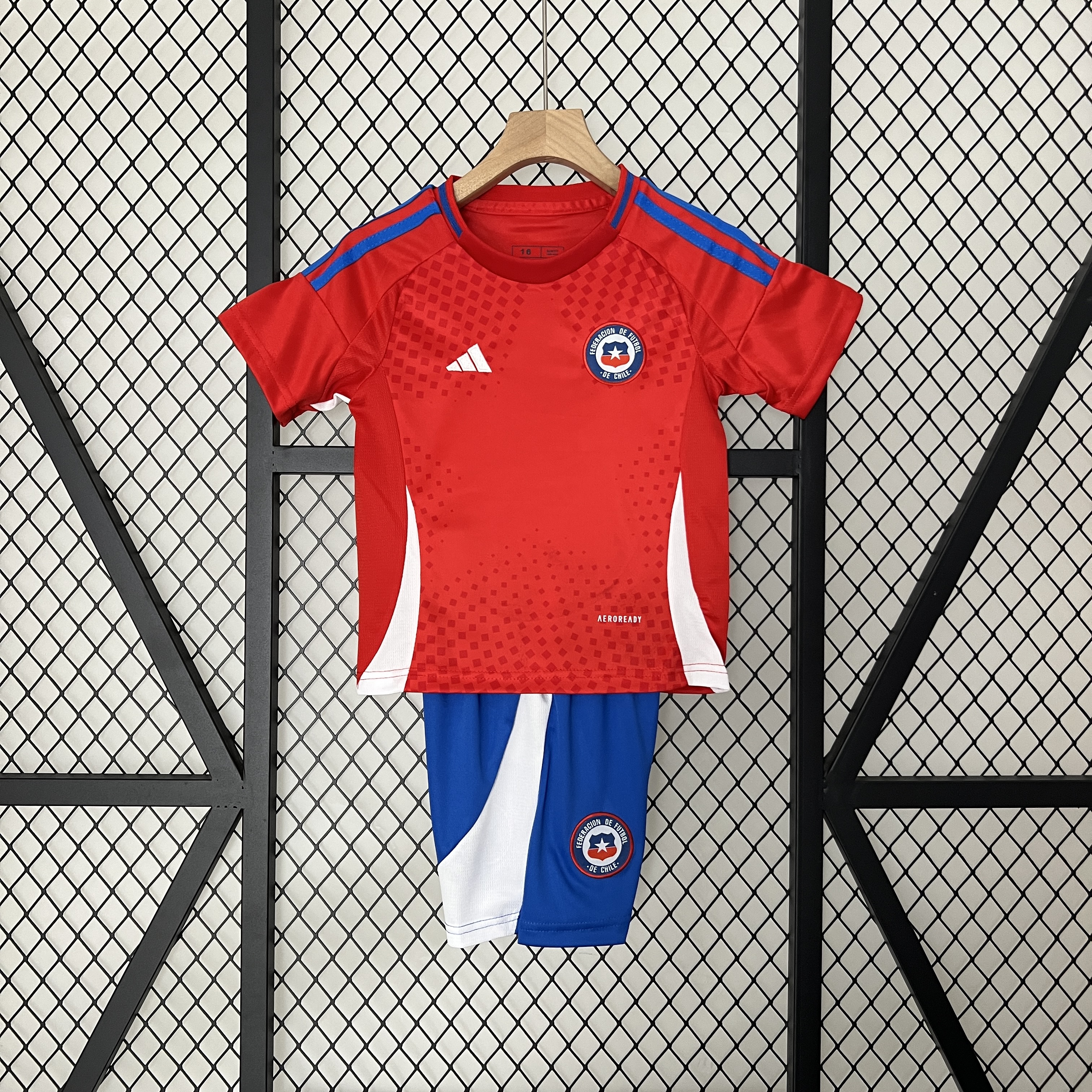 Chile 2024 Home Stadium Kids Kit - Unitedfutballjersey