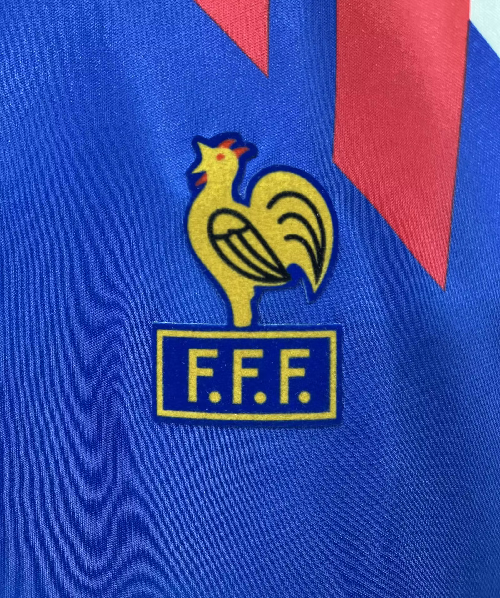 Retro France 1990 Home Stadium Jersey - Unitedfutballjersey