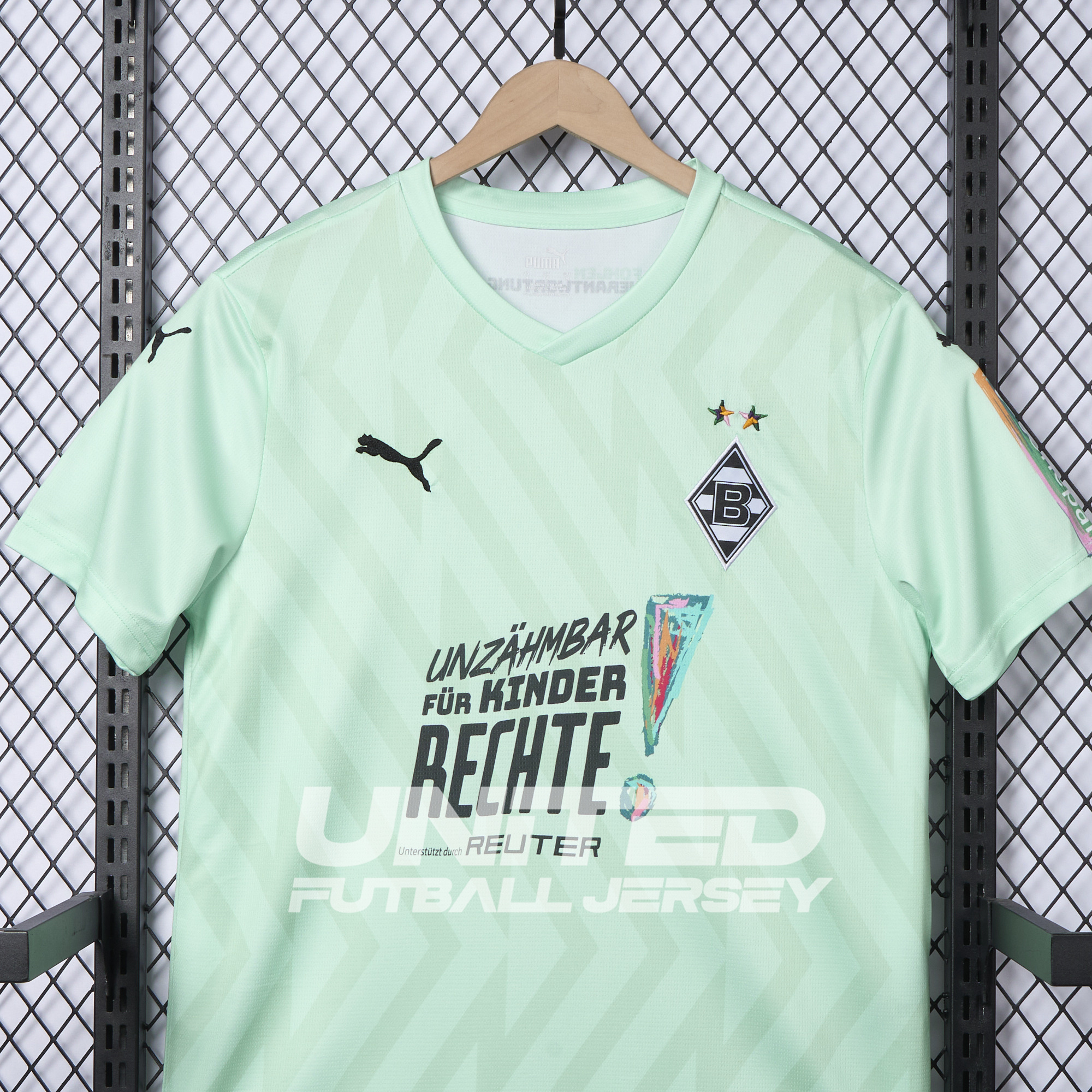 Borussia Mönchengladbach 24-25 World Children's Day Special Jersey - Fans Version - Unitedfutballjersey