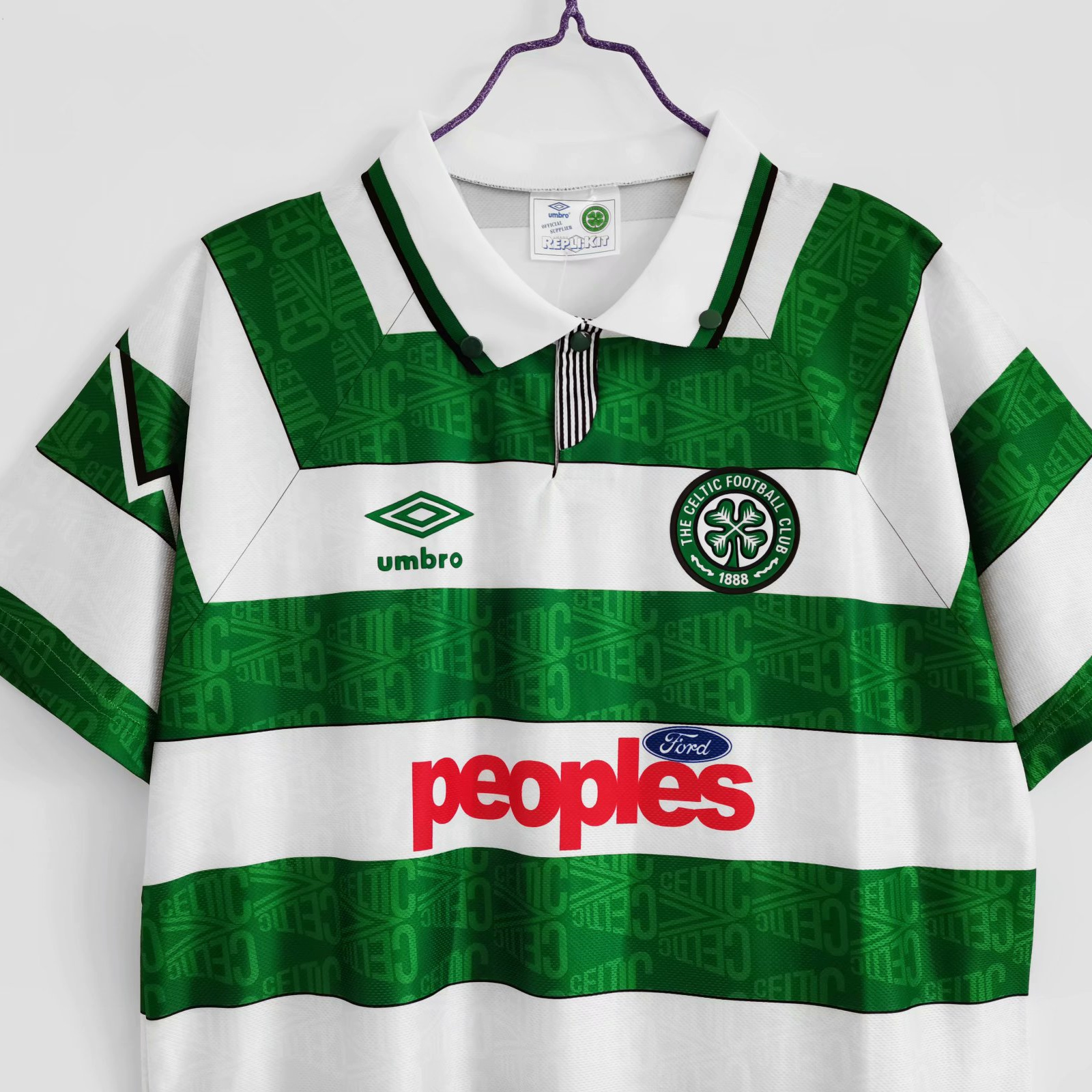 Retro Celtic 1991-92 Home Stadium Jersey - Unitedfutballjersey