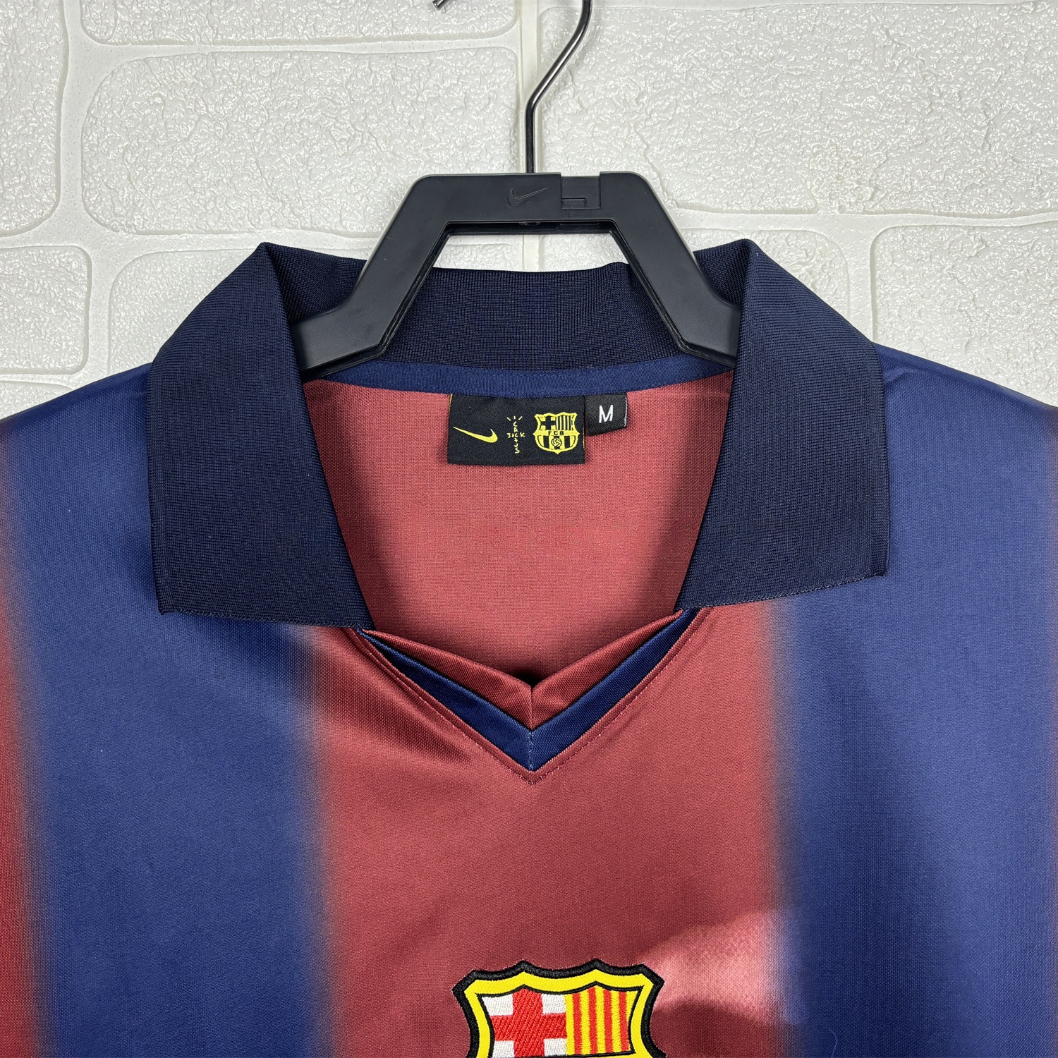 Barcelona x Travis Scott 2000-01 Home Retro Style Skeleton Jersey With Back Printing - Fans Version - Unitedfutballjersey