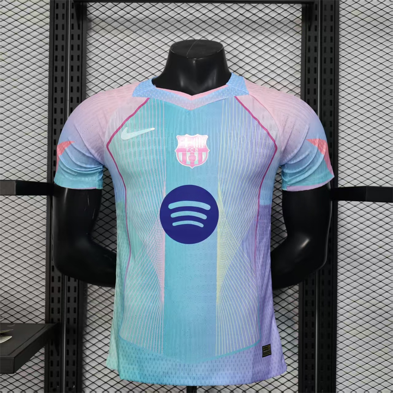 B.A.R.S.A 25-26 Pink & Blue & Purple Special Jersey - Player Version - Unitedfutballjersey
