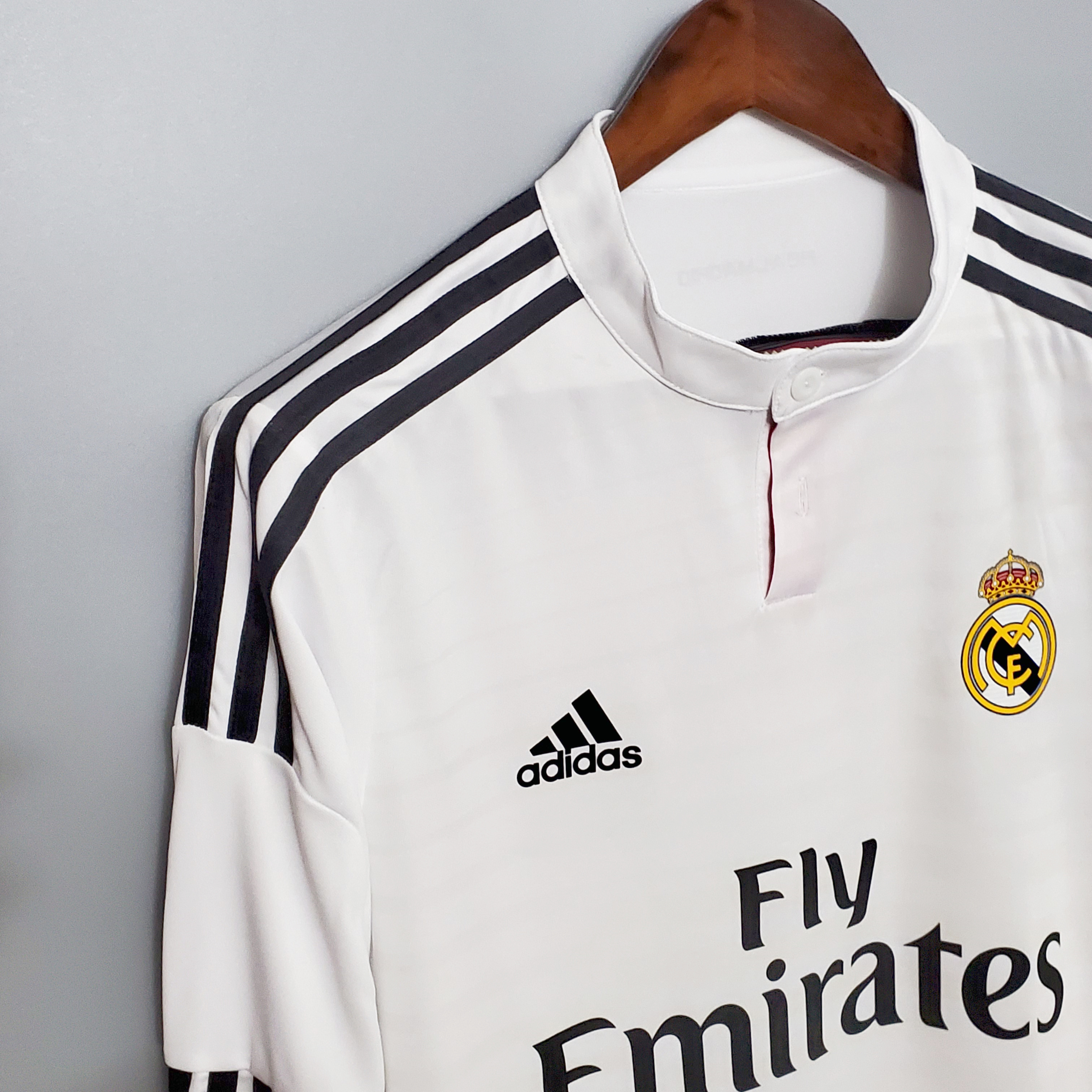 Retro Real Madrid 14-15 Home Stadium Long Sleeve Jersey - Unitedfutballjersey