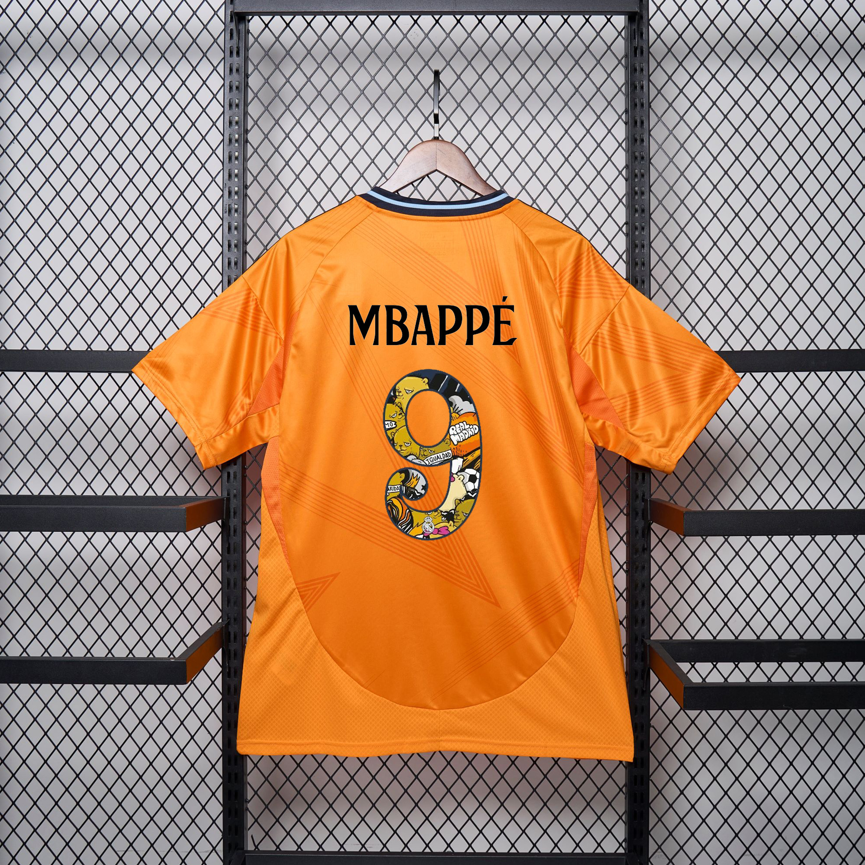 Real Madrid 24-25 Away Jersey with Bear Champ Font - Fans Version - Unitedfutballjersey