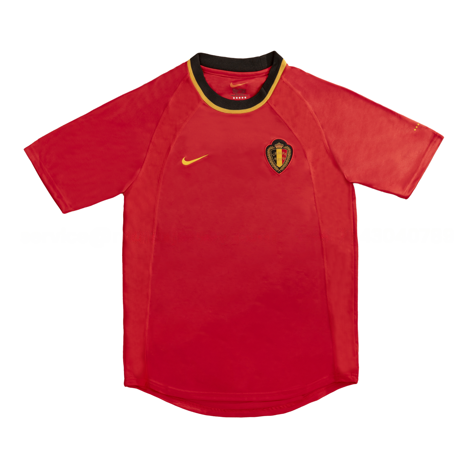 Retro Belgium 2000 Home Red Jersey - Unitedfutballjersey