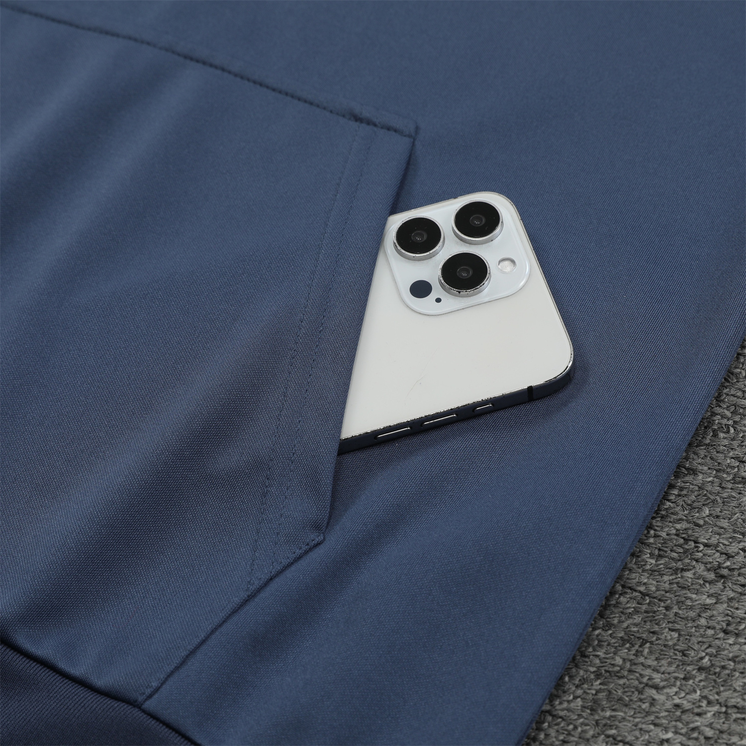 Inter Milan 24-25 Training Hoodie Set - Blue - Gray Hoodie and Pants - Unitedfutballjersey