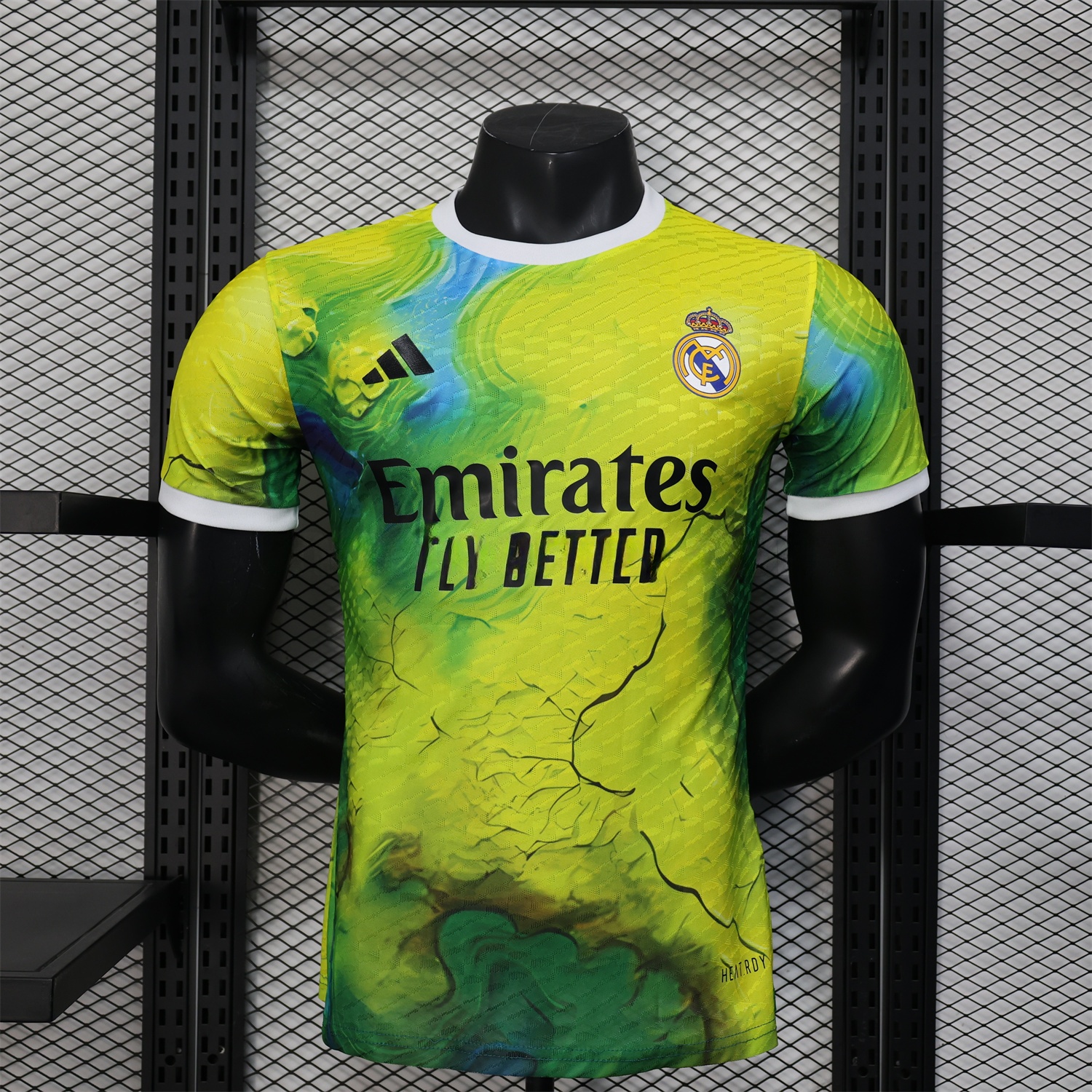 Real Madrid 25-26 Green & Yellow Special Edition Jersey - Player Version - Unitedfutballjersey