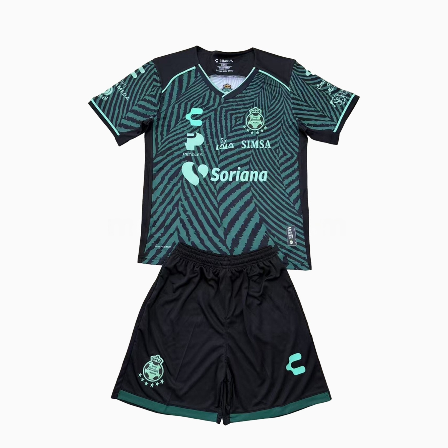 Santos Laguna 24-25 Away Men's Adult Jersey Set - Fans Version - Unitedfutballjersey