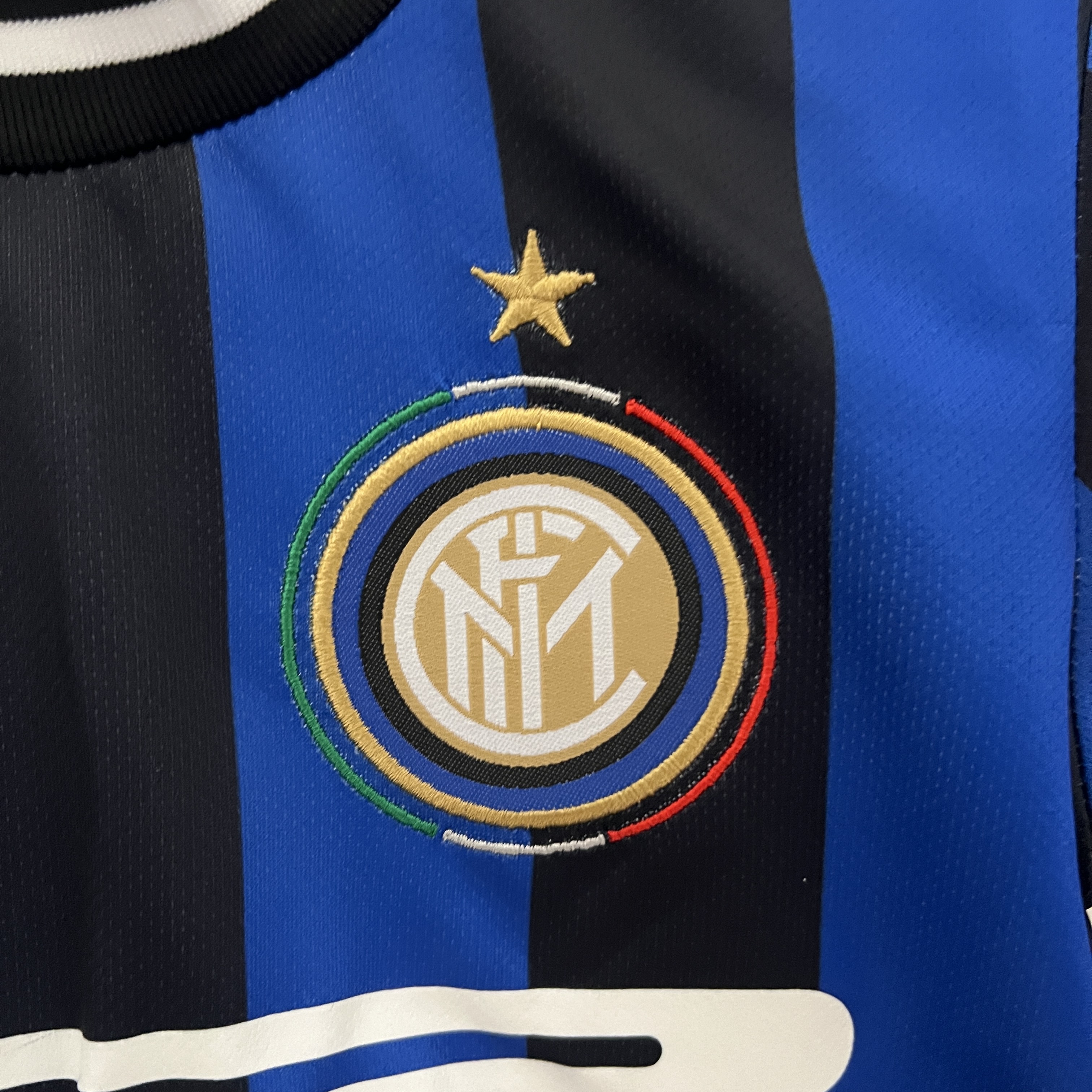 Retro Inter Milan 09-10 Home Stadium Kids Kit - Unitedfutballjersey