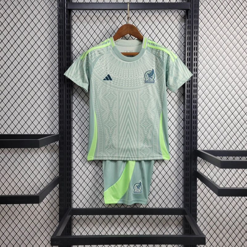 Mexico 2024 Away Stadium Kids Kit - Unitedfutballjersey