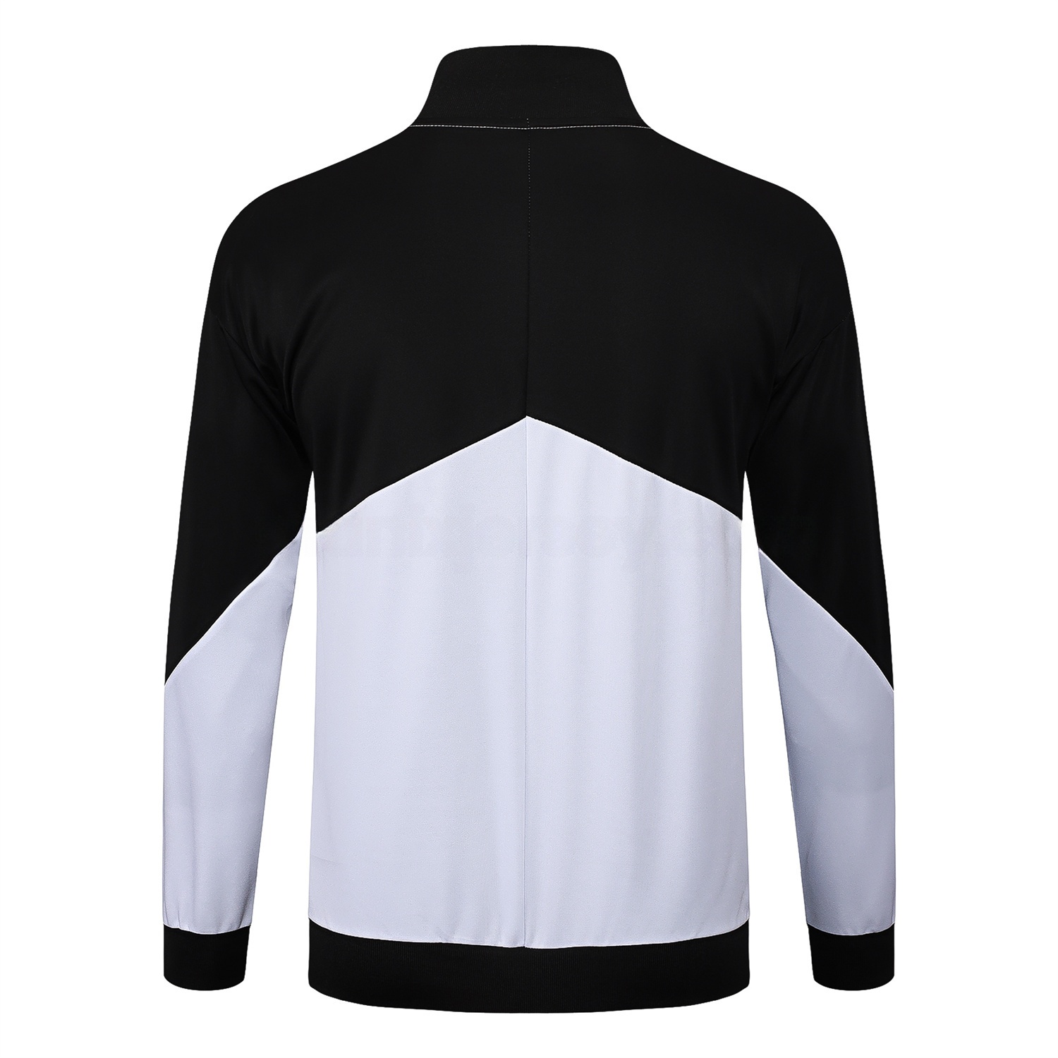 Corinthians 25-26 Jacket Training Tracksuit - White Jackets & Black Pants - Unitedfutballjersey