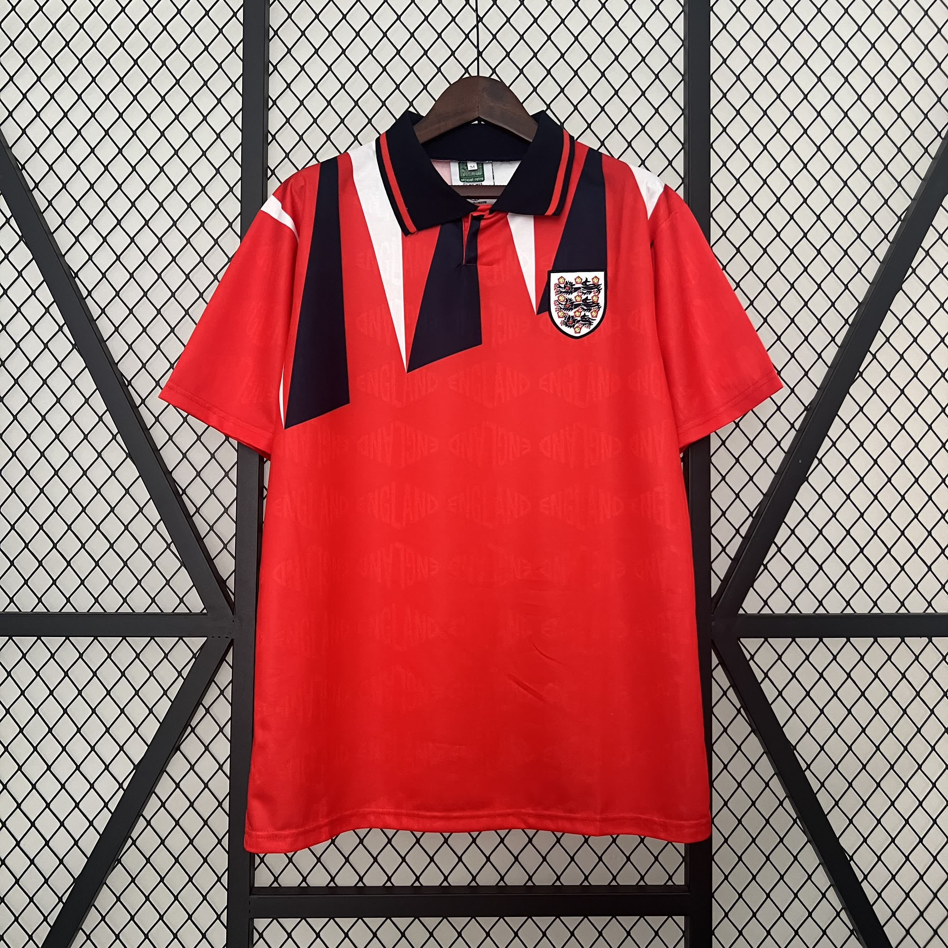 Retro England 1992 Away Jersey - Fans Version - Unitedfutballjersey