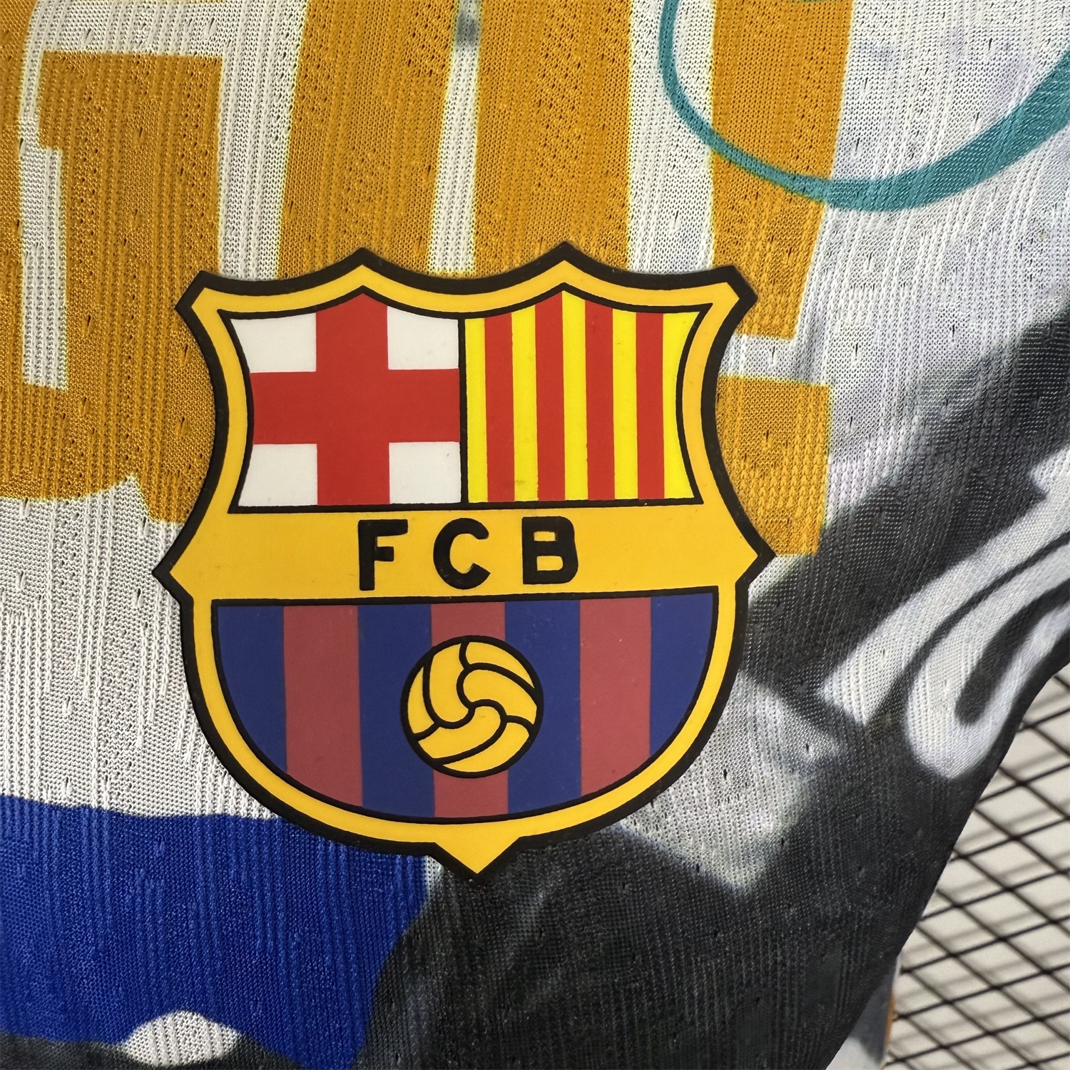 Barcelona 25-26 Ronaldinho Photo Collage Style POLO Colorful Special Jersey - Player Version - Unitedfutballjersey