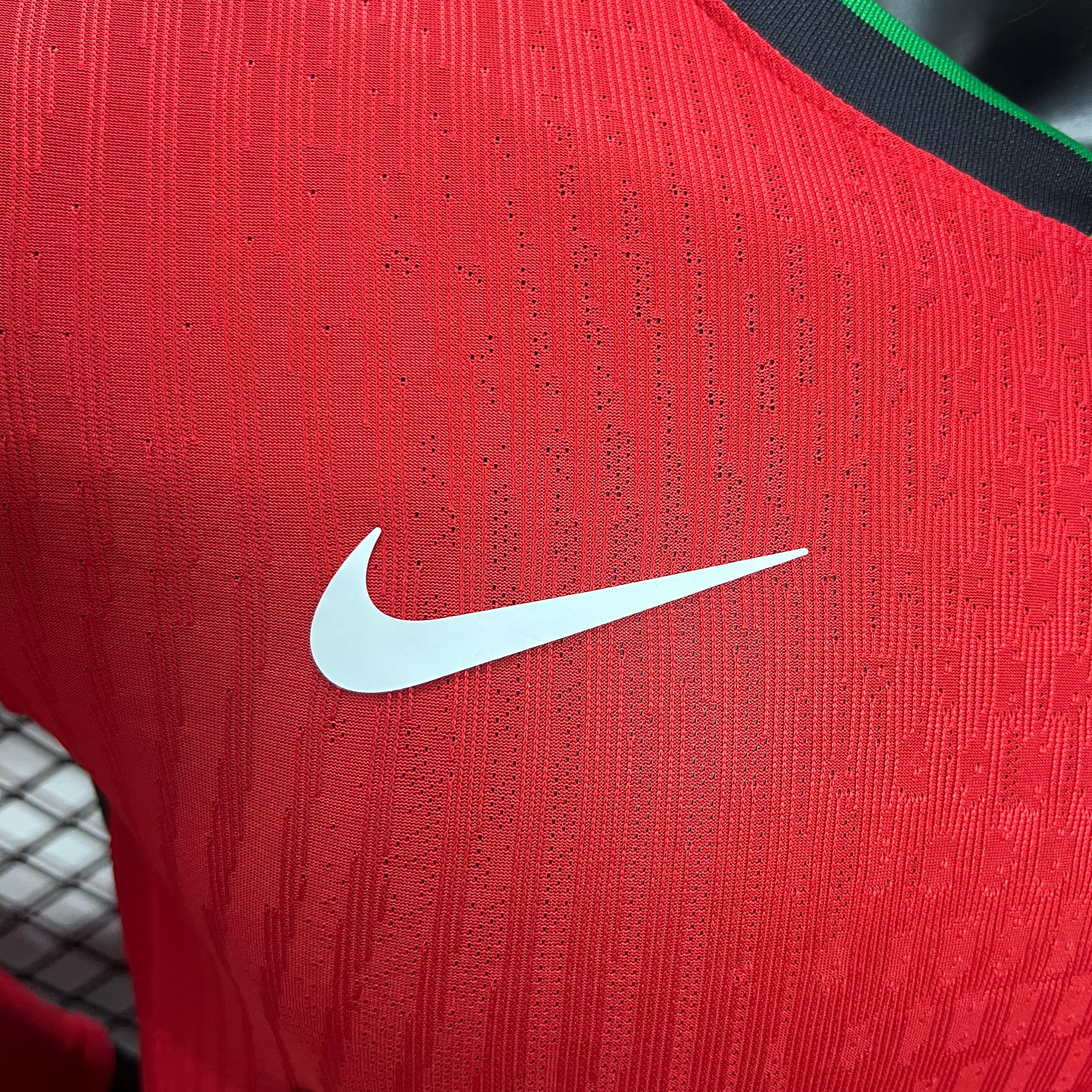 Portugal 2024 Home Stadium Long Sleeve Jersey - Player Version - Unitedfutballjersey