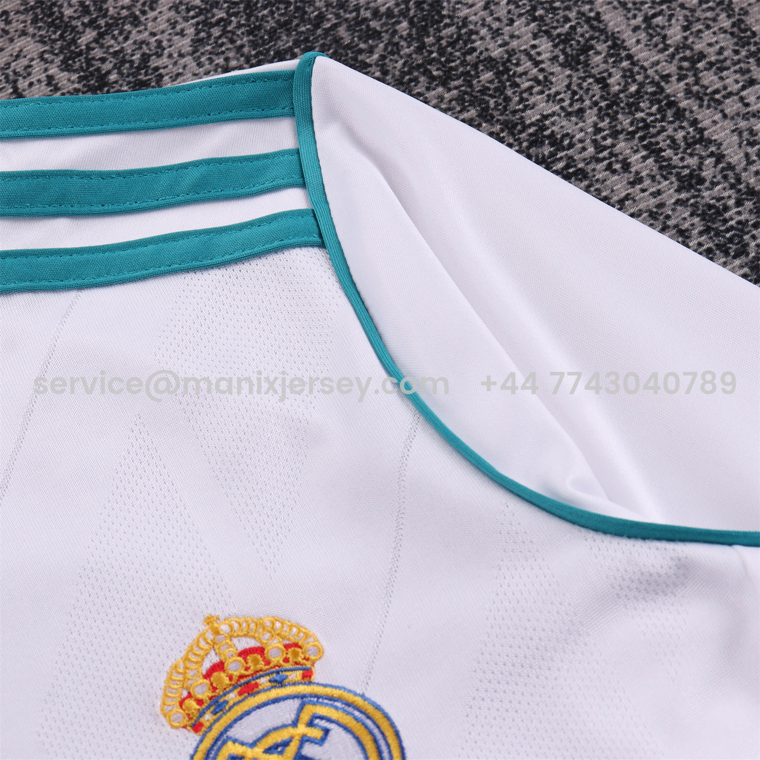 Retro Real Madrid 17-18 Home Long Sleeves Kids Kit - Unitedfutballjersey