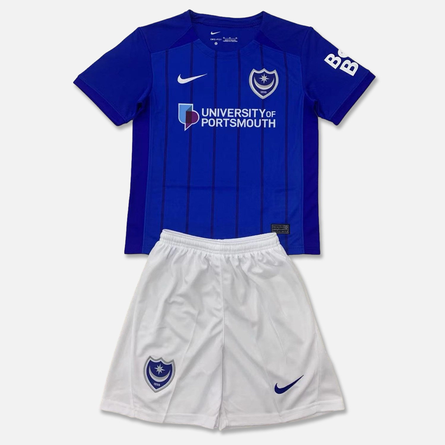 Portsmouth 24-25 Home Men's Adult Jersey Set - Fans Version - Unitedfutballjersey