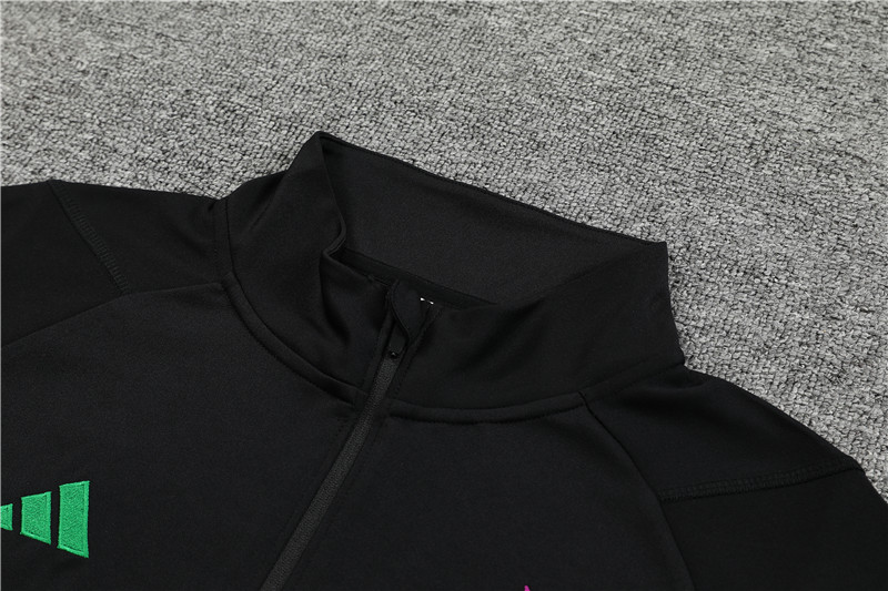 Bayern Munich 23-24 Long Sleeve Training Set -Black and Purple - Unitedfutballjersey